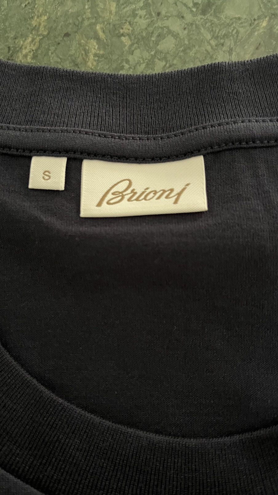 Brioni Brioni big logo tshirt very rare limited edition Size US S / EU 44-46 / 1 - 4 Thumbnail