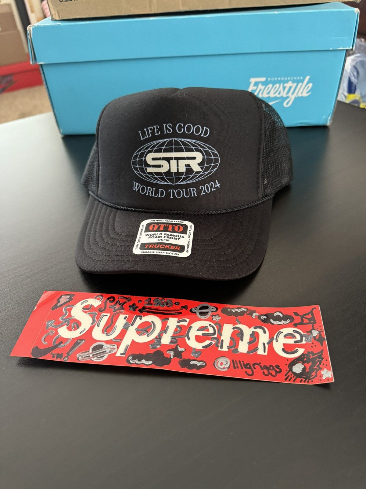 Kendrick Lamar The Big Steppers Tour Oklama Gray Snapback