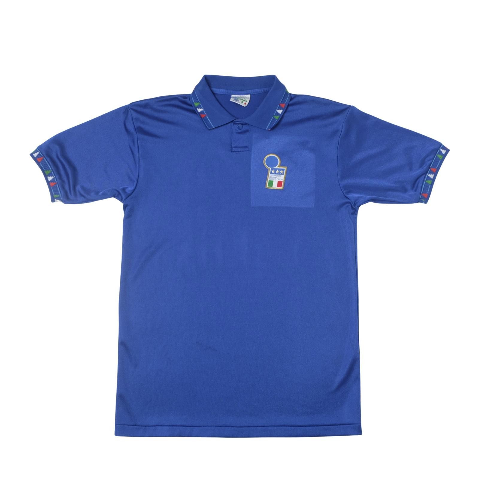 Diadora 1992/93 Italy Home Shirt Diadora (M/L) Size US M / EU 48-50 / 2 - 1 Thumbnail