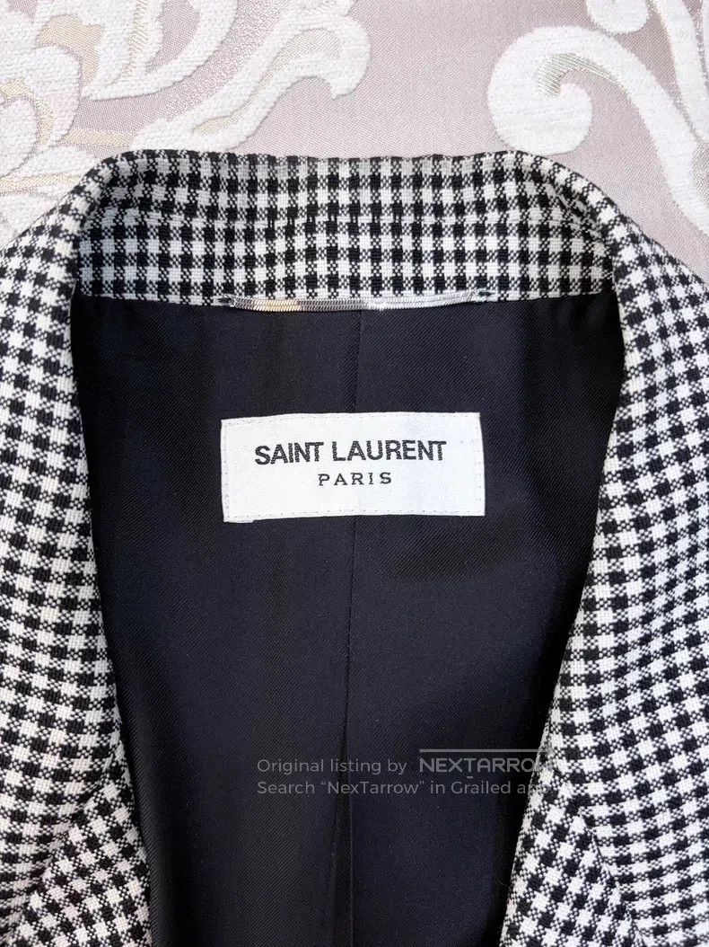 Saint Laurent Paris Saint Laurent Paris Houndstooth Wool Suit Size US S / EU 44-46 / 1 - 4 Thumbnail