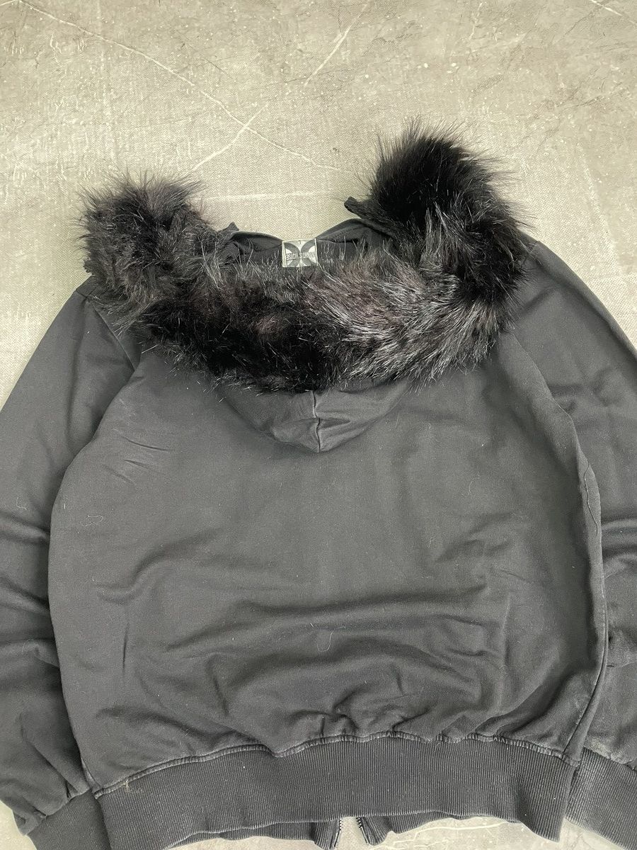 Seditionaries Rare gothic hysteric glamour opium fur hood bomber y2k Size US M / EU 48-50 / 2 - 12 Thumbnail