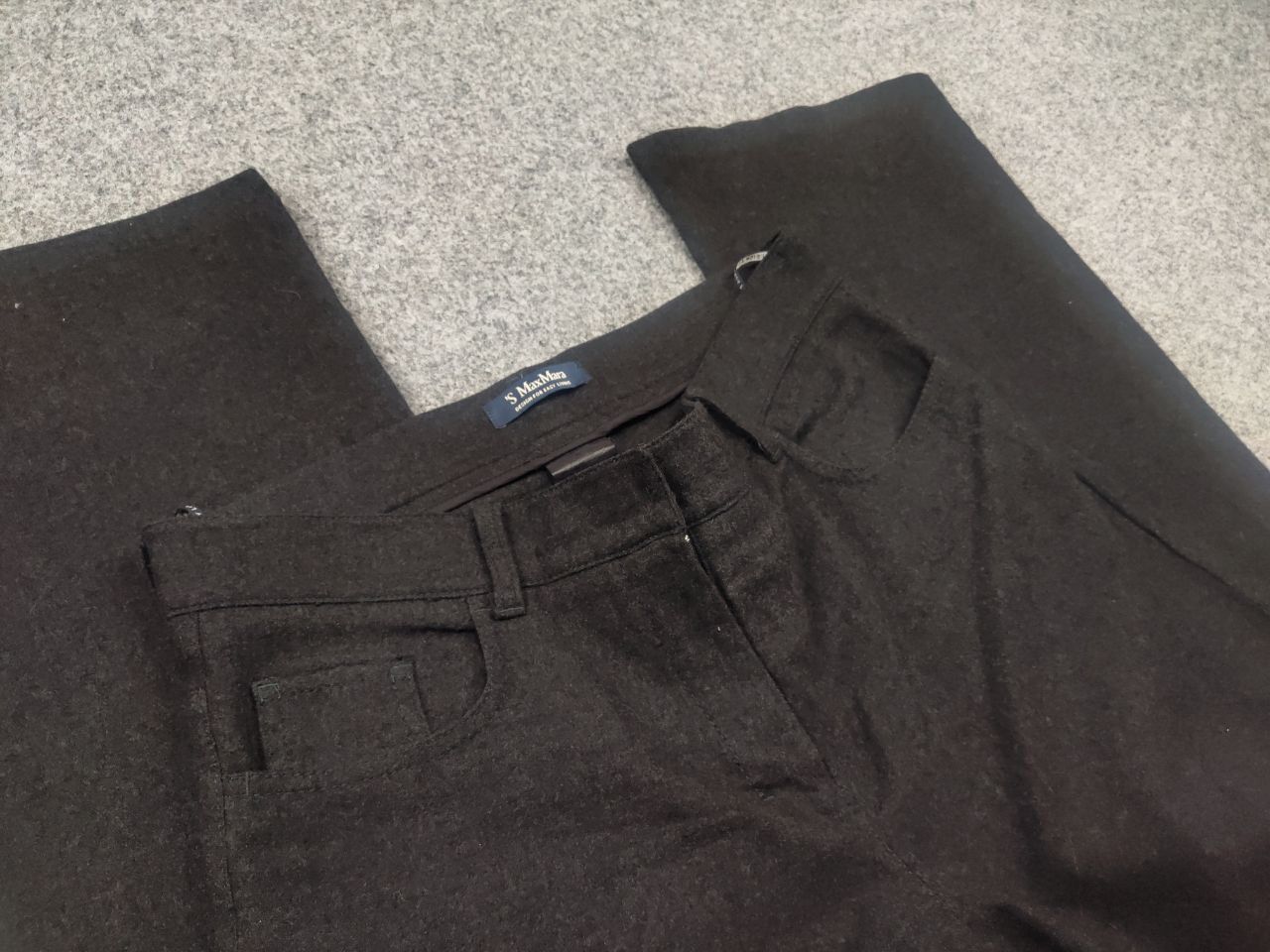 Max Mara Max Mara design for easy living Gray Wool Trousers Pants Size 32" / US 10 / IT 46 - 13 Thumbnail