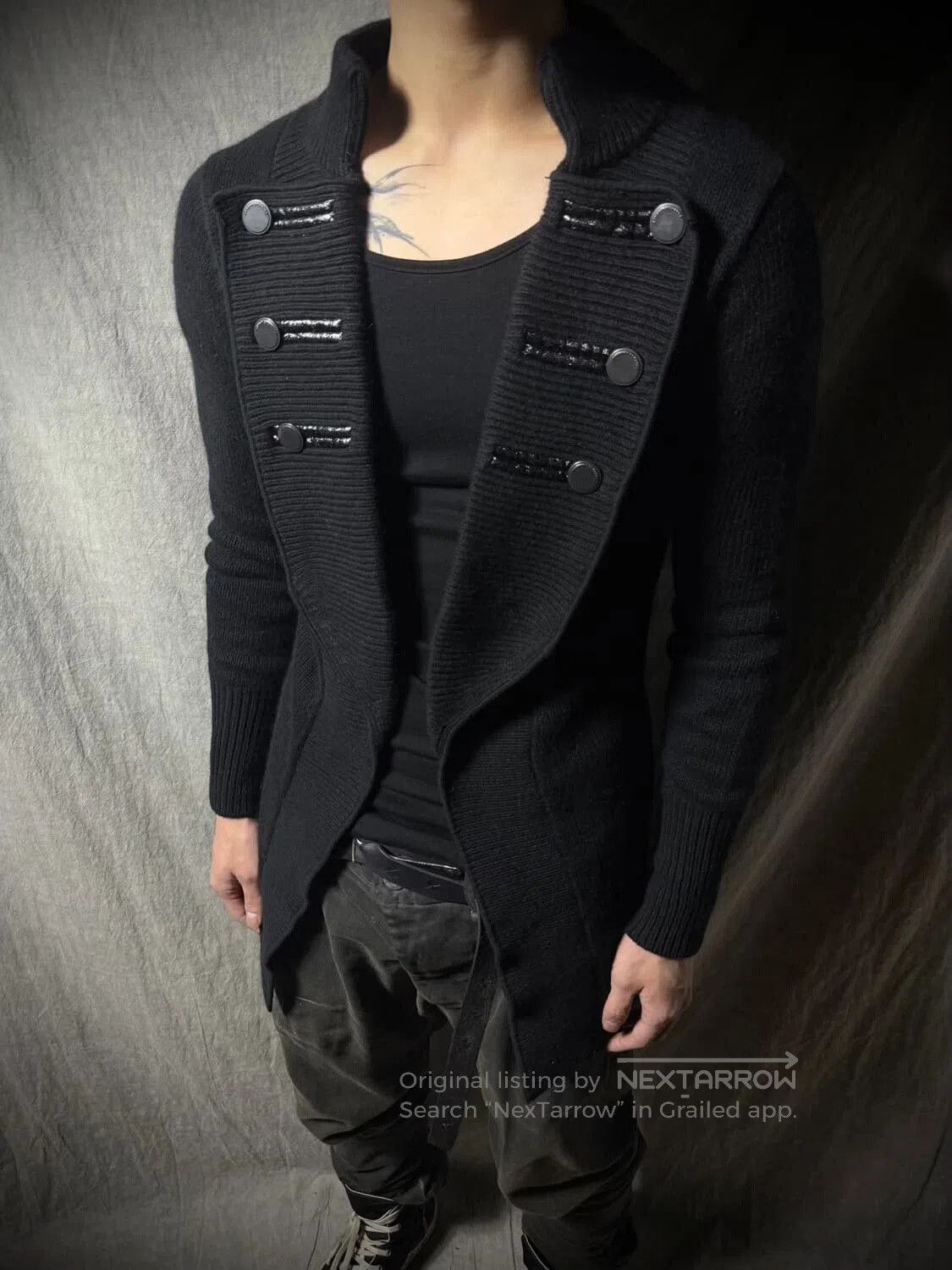 Armani Vintage Knit Coat.