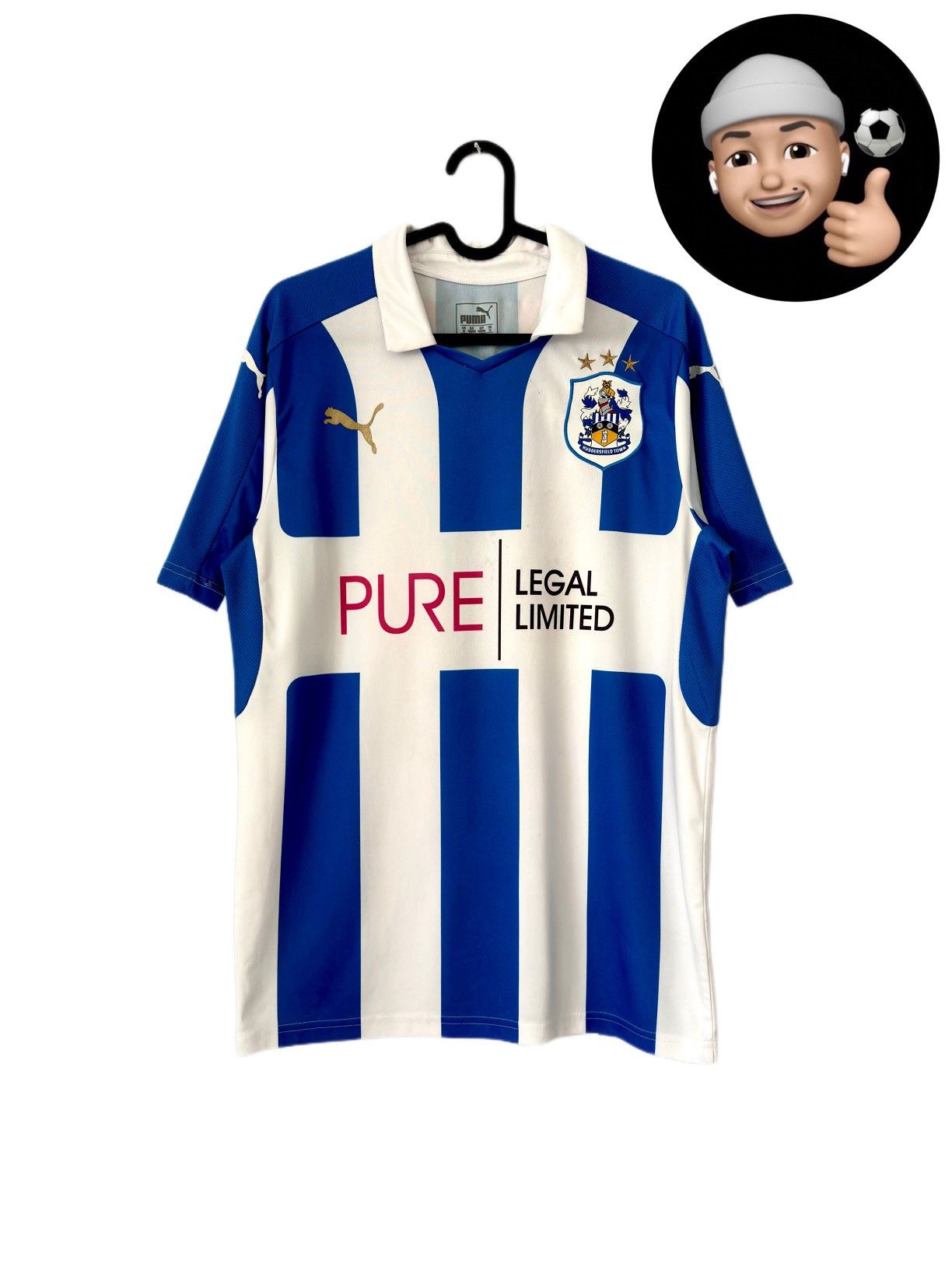 Puma 2016 2017 Huddersfield Town England Puma Home Soccer Jersey Size US M / EU 48-50 / 2 - 1 Thumbnail