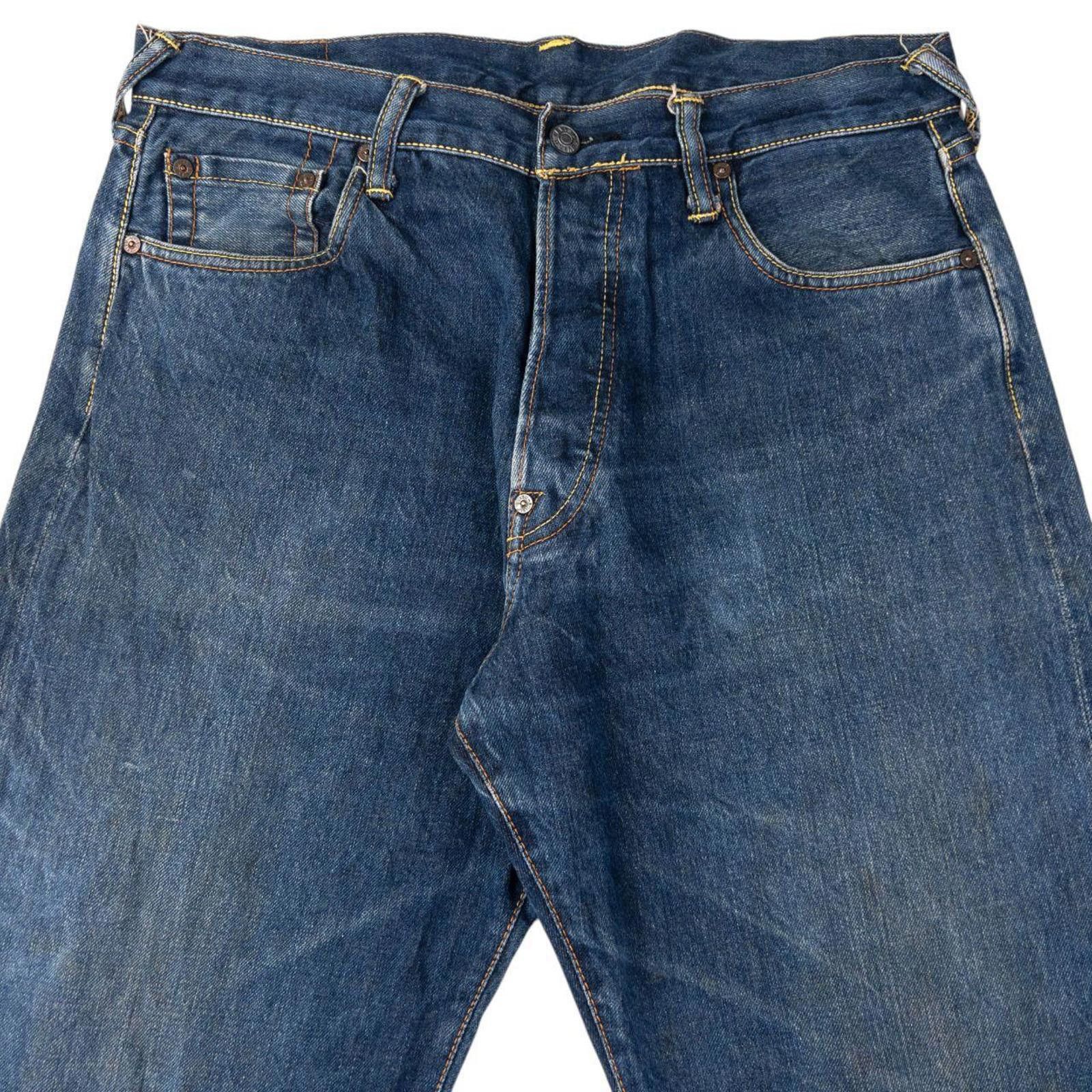 Evisu Vintage Evisu Painted Daicock Japanese Denim Jeans Size W33 Size US 33 - 3 Thumbnail