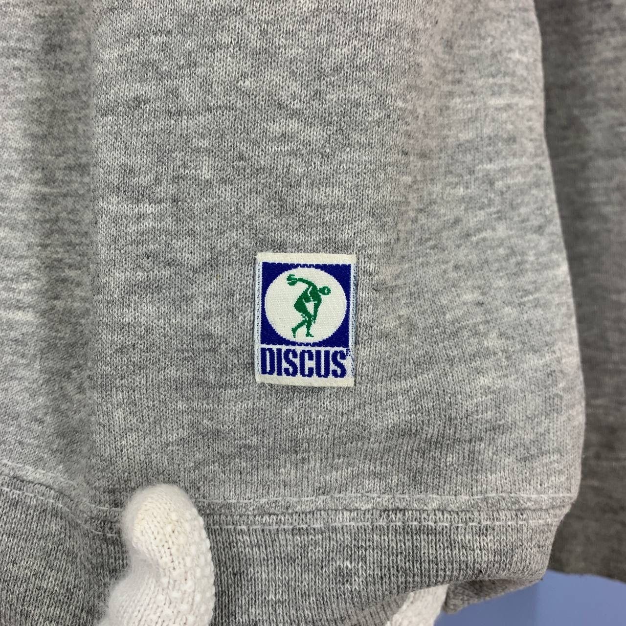 Vintage 90s Vintage DISCUS ATHLETIC 70/30 Sweatshirt #2410-13x Size US L / EU 52-54 / 3 - 3 Thumbnail