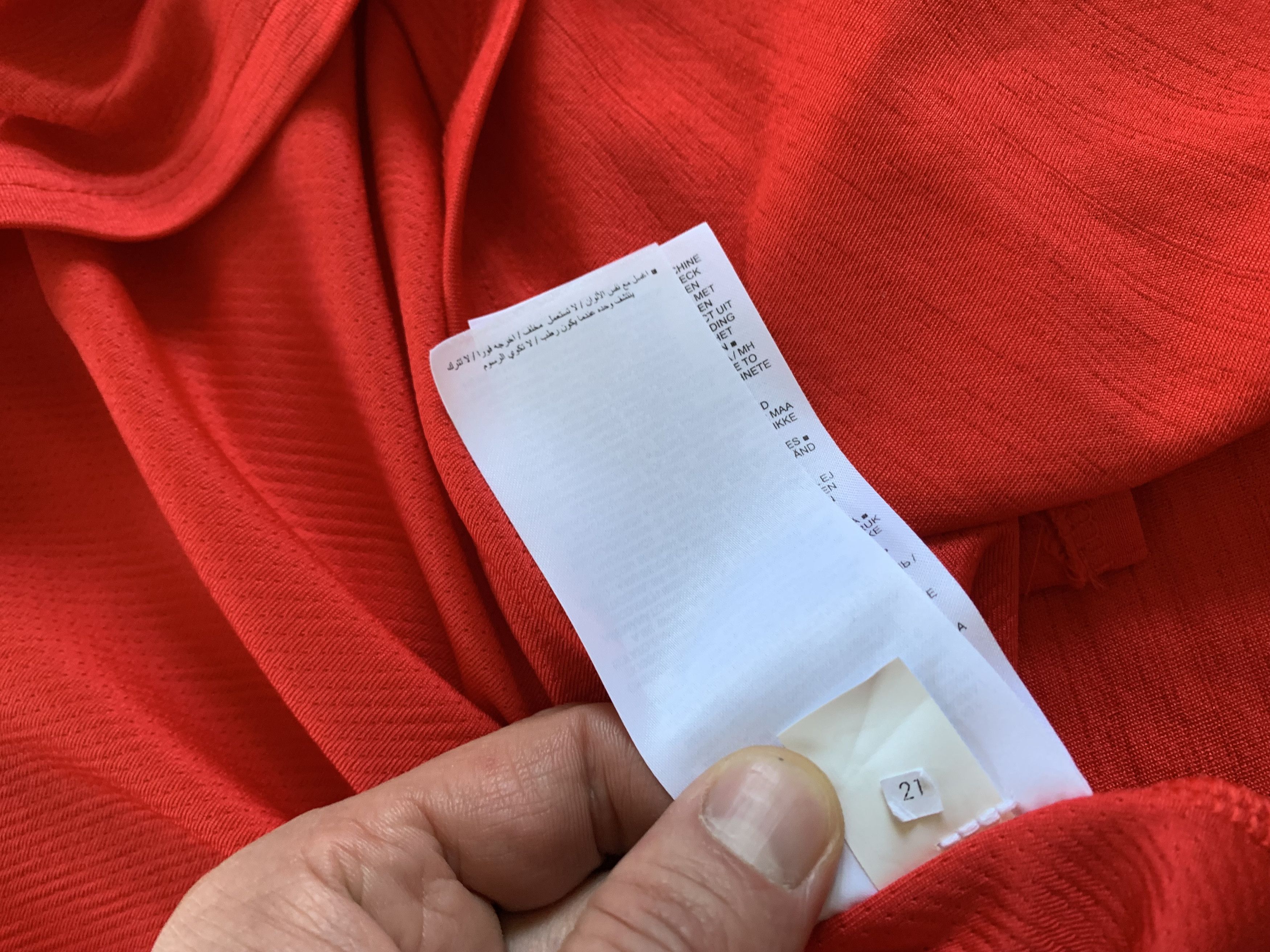 Nike Nike Standard Fit Red Sport T Shirt Size US XXL / EU 58 / 5 - 10 Thumbnail