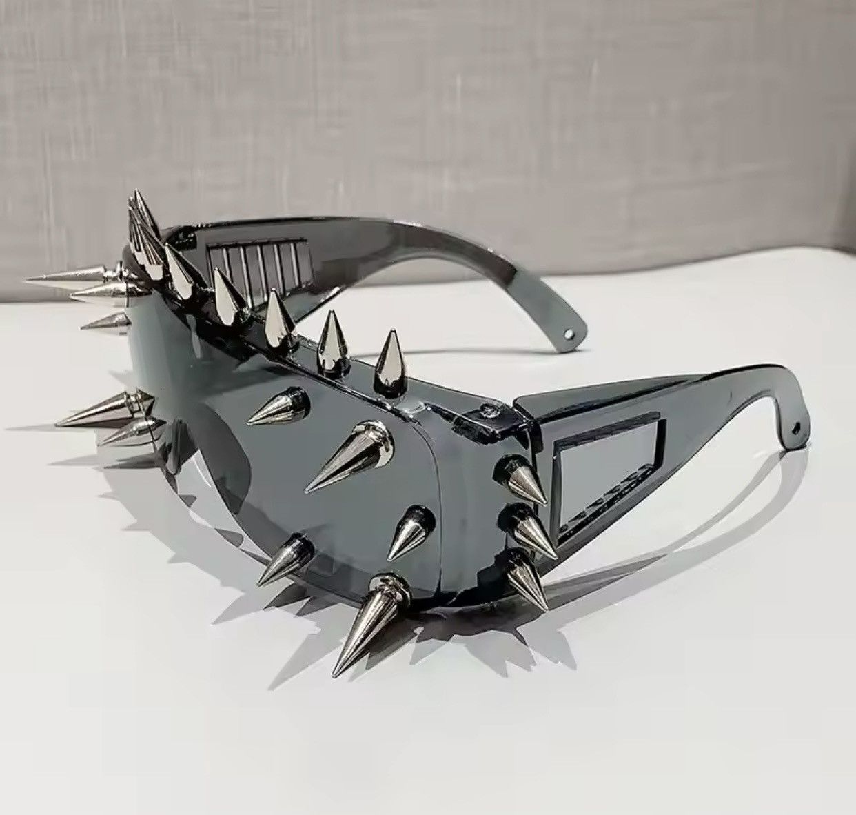 Electric Visual × Japanese Brand Punk Rock Skinner Spike Glasses Shade Size ONE SIZE - 1 Thumbnail