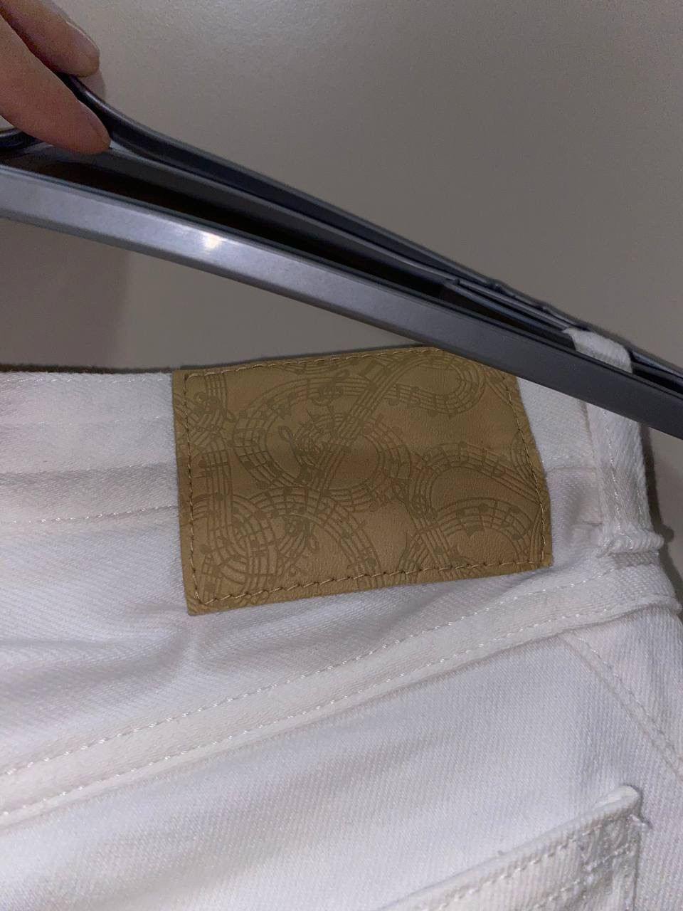 Number (N)ine × Playboy Number Nine x Playboy SS15 White Denim Jeans Very Rare Size US 32 / EU 48 - 14 Thumbnail