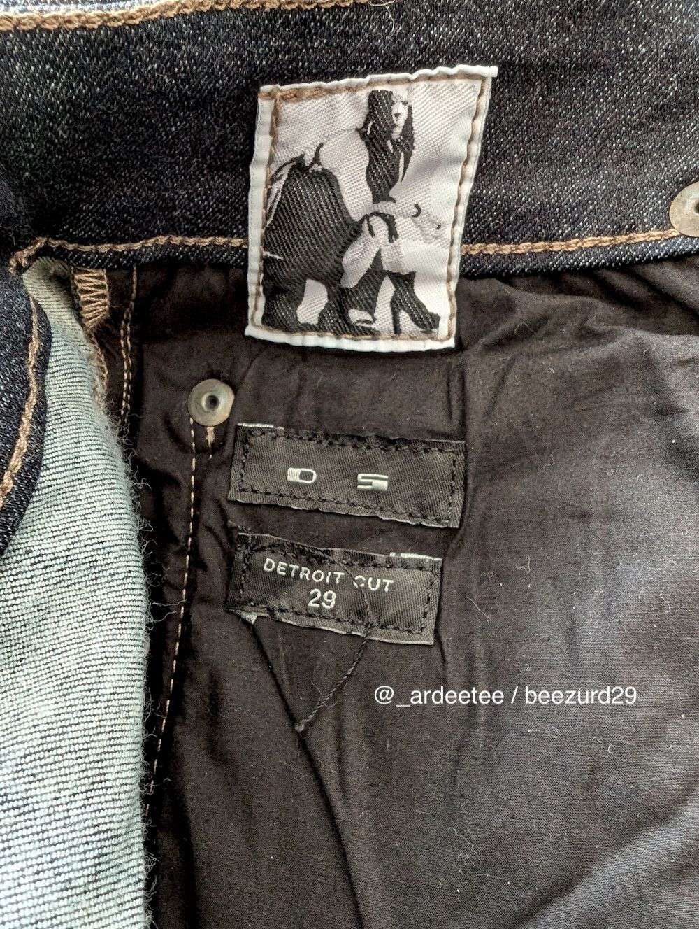 Rick Owens Drkshdw *NEW* RAW DETROIT CUT JEANS FW16 Size US 29 - 8 Thumbnail