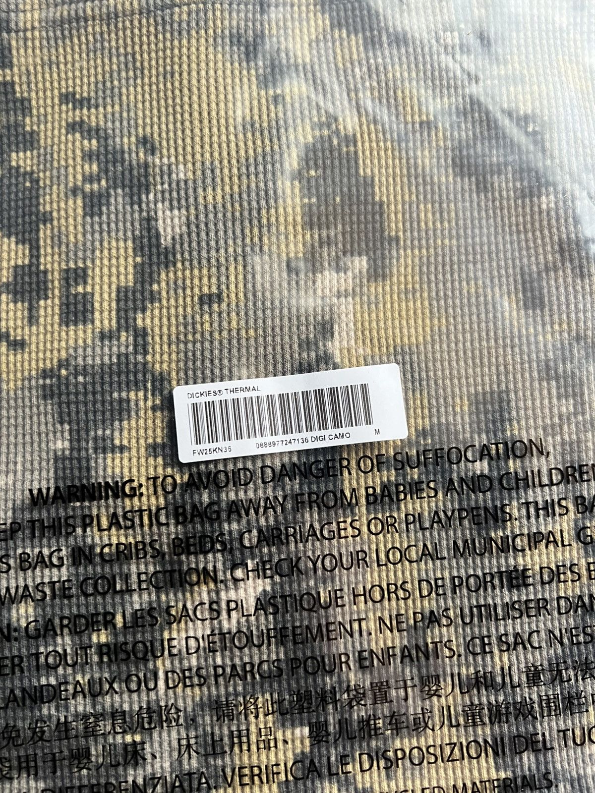 Dickies × Supreme Supreme Dickies Thermal Longsleeve Shirt Camo Size US M / EU 48-50 / 2 - 4 Thumbnail