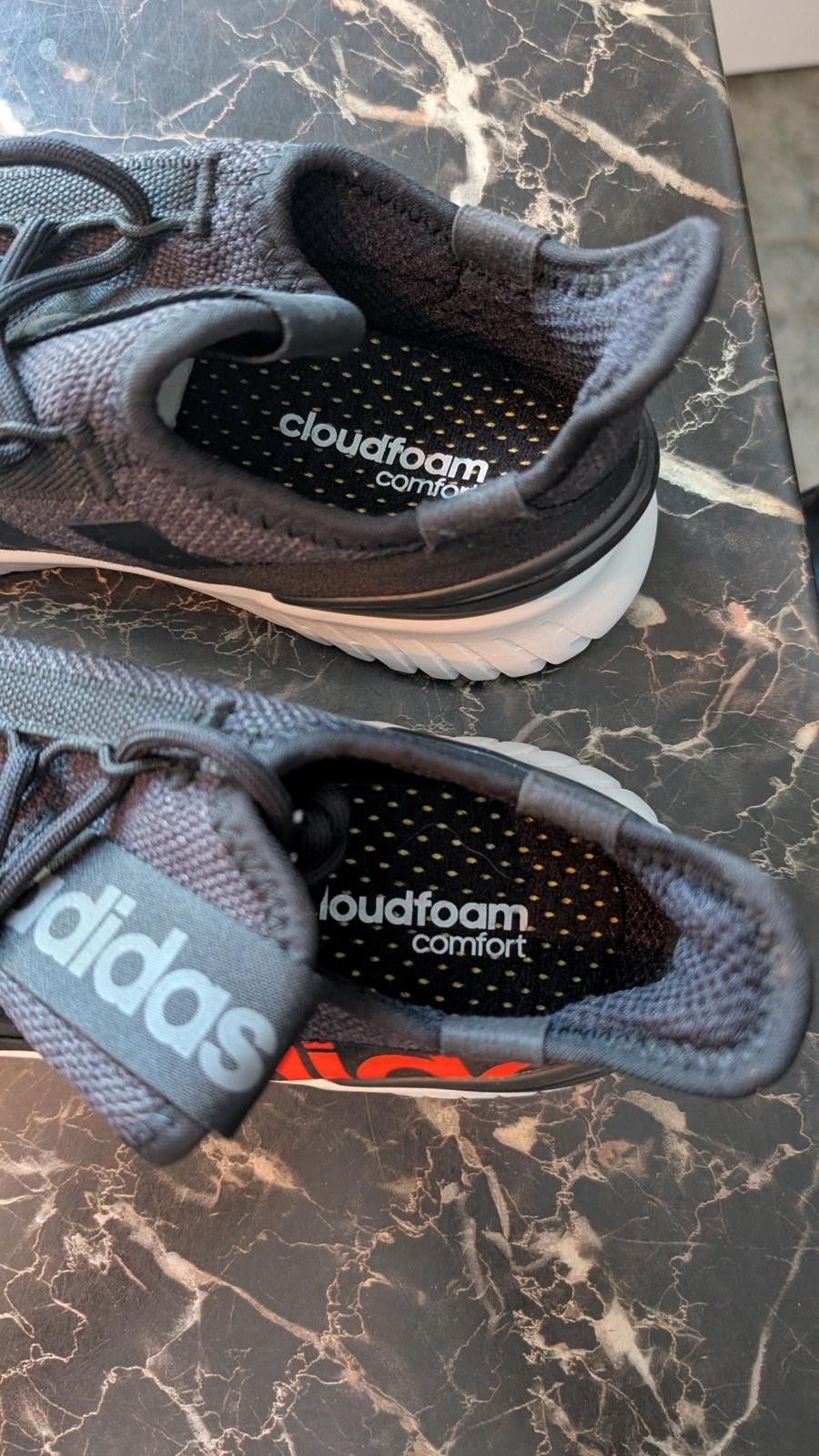 Adidas Adidas Cloudfoam Running Shoes Men’s US 10 Black Red H00275 Size L / US 10 / IT 46 - 4 Thumbnail