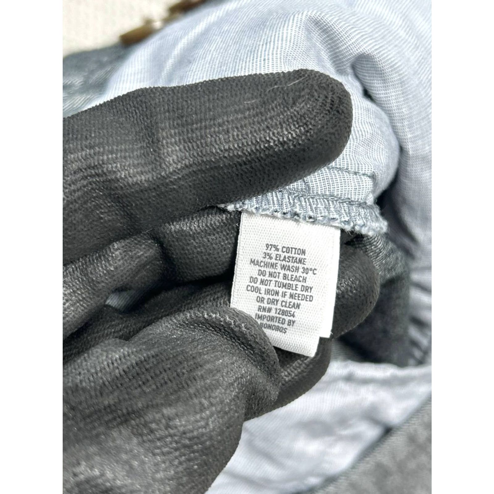 Bonobos Bonobos Slim Chino Pants Mens 34x30 Gray Heathered Cotton Spandex Straight Leg Casual Business Men Size US 34 / EU 50 - 4 Thumbnail