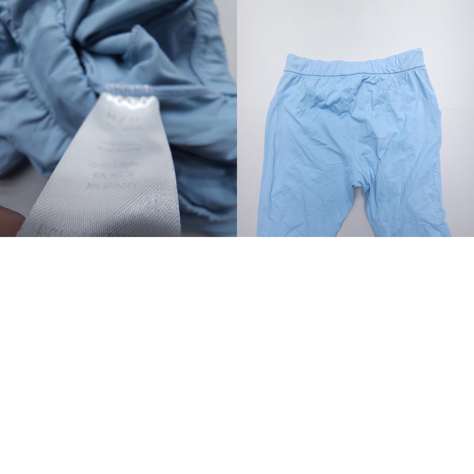 Vintage SAGE Jogger Pants Womens Medium Blue Light Stretch Activewear Travel Size 32" / US 10 / IT 46 - 8 Thumbnail