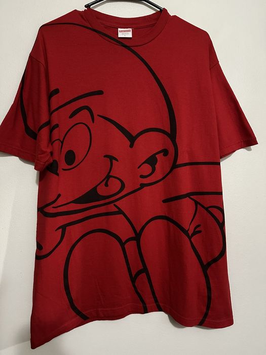 supreme smurfs tee
