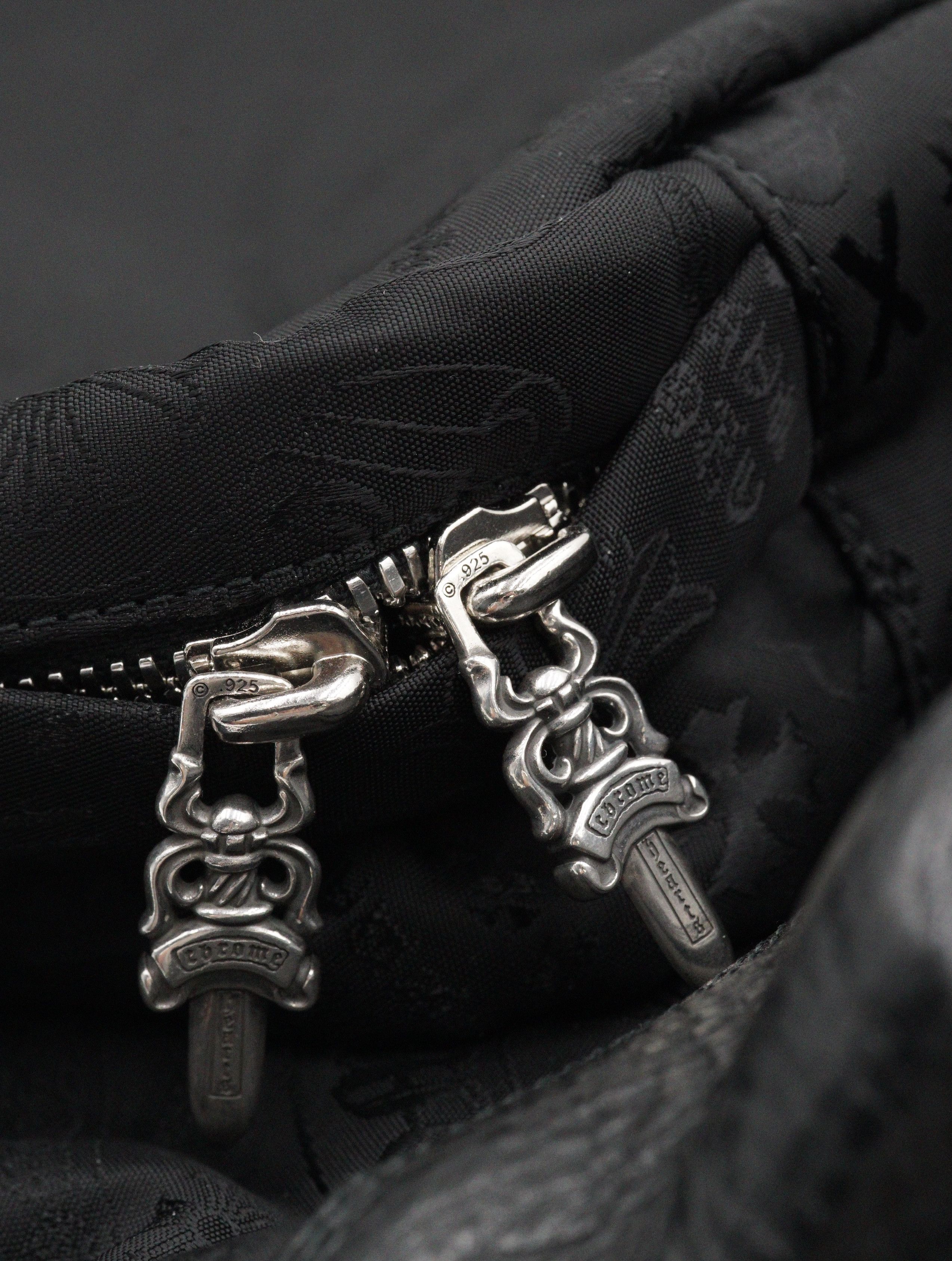 Chrome Hearts Chrome Hearts Nylon Tonal Monogram Cross Backpack Size ONE SIZE - 6 Thumbnail