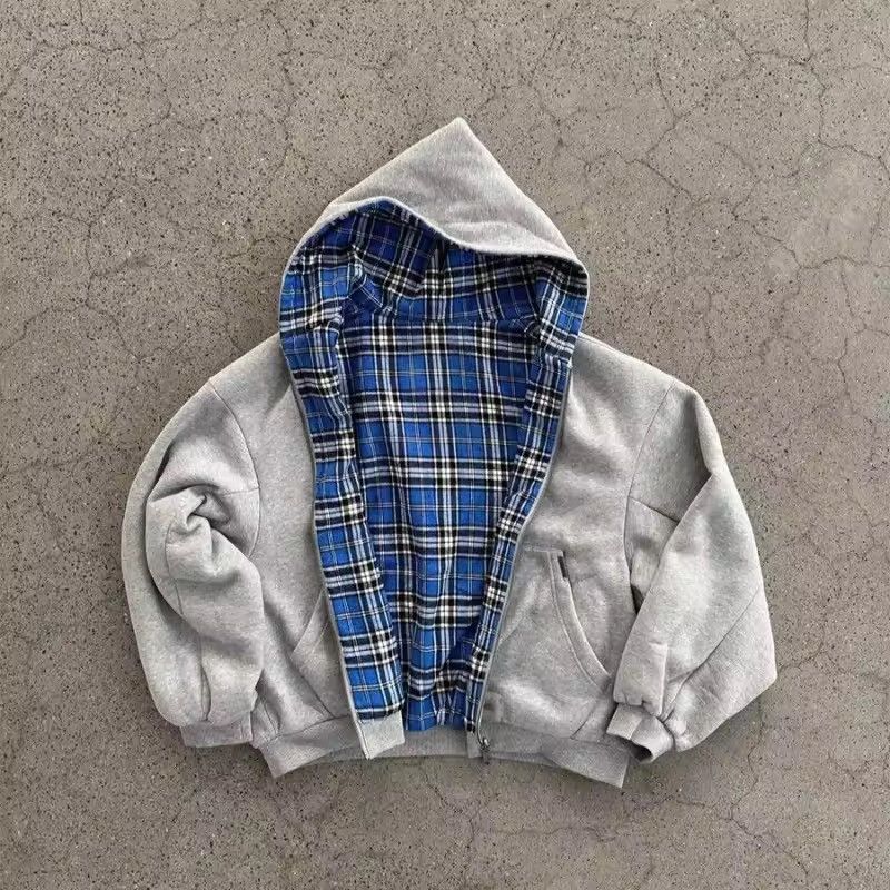 Japanese Brand Zip-Up Double-Sided Hoodie Size US L / EU 52-54 / 3 - 3 Thumbnail