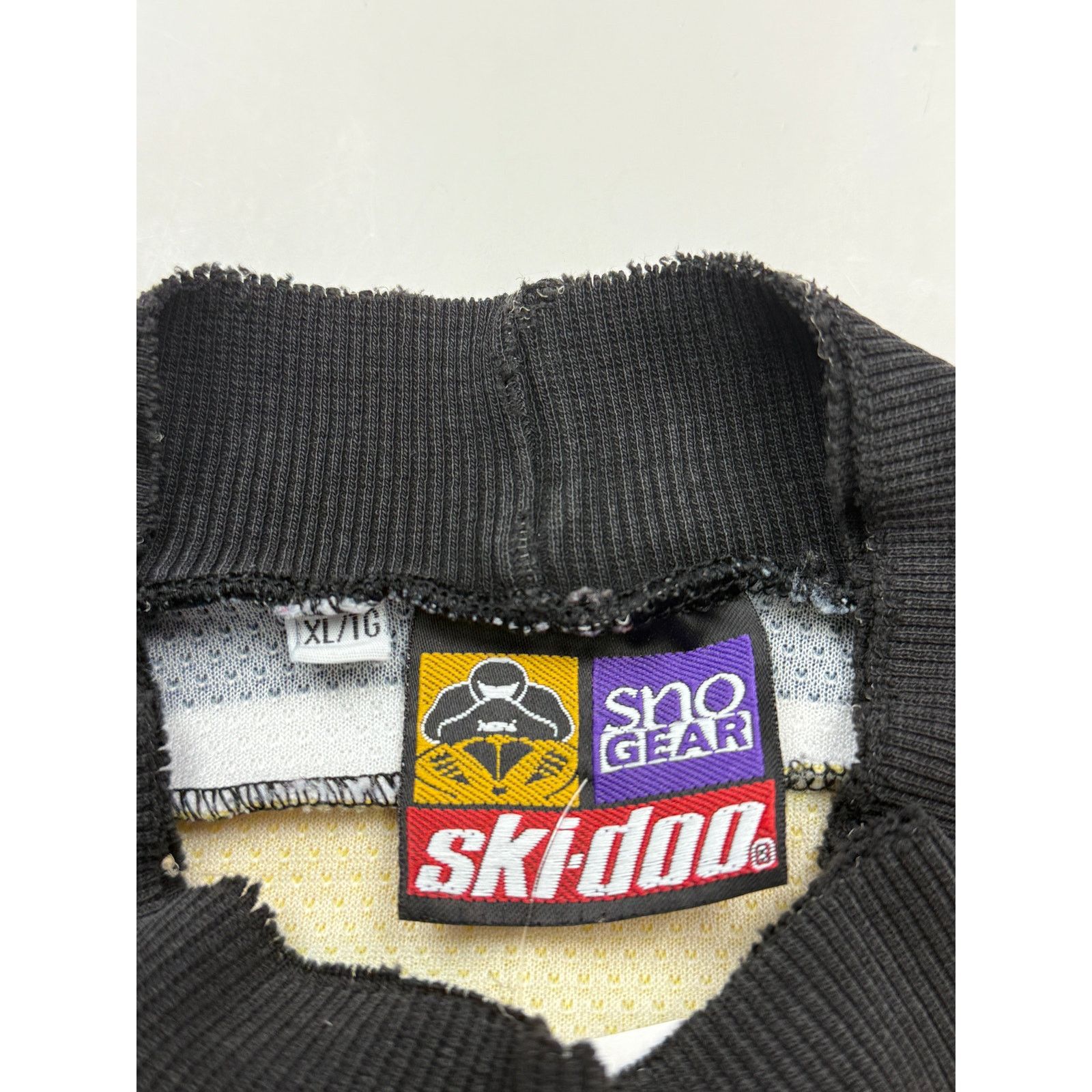 Vintage Vintage 90s Ski Doo Racing Rotax Power Snow Gear XL Yellow Size US XL / EU 56 / 4 - 3 Thumbnail