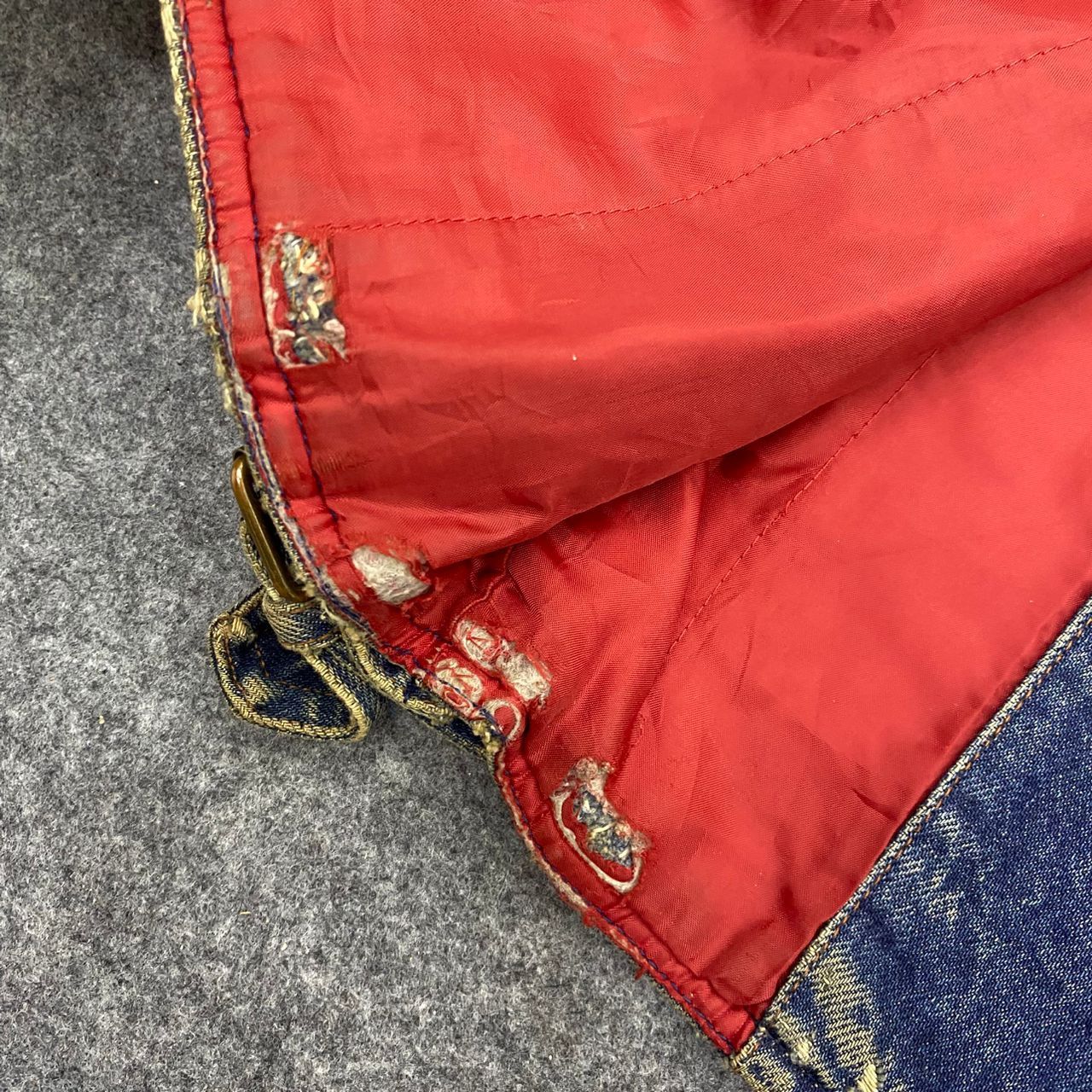 Marithe + Francois Girbaud 💥Vintage Marithe Francois Girbaud Distressed Denim Jacket Size US M / EU 48-50 / 2 - 17 Thumbnail