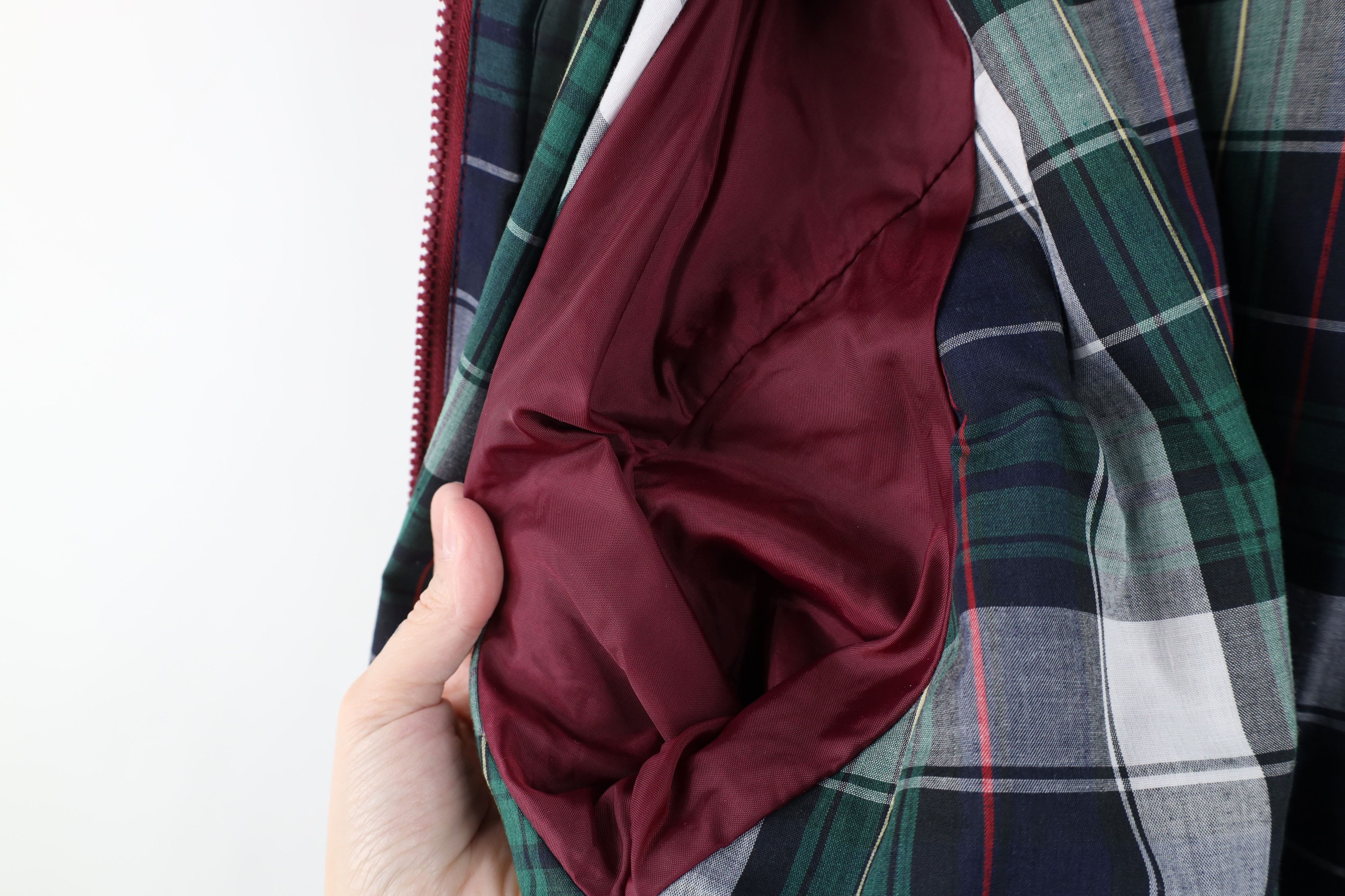 Vintage Vintage 90s Streetwear Lined Cafe Racer Bomber Jacket Red Size US L / EU 52-54 / 3 - 11 Thumbnail