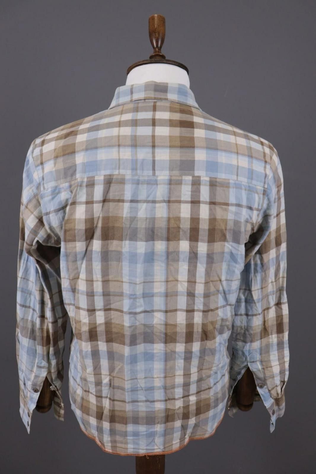Nudie Jeans Nudie Jeans Multicolor Check Overshirt Shirt Size L Size US L / EU 52-54 / 3 - 12 Thumbnail
