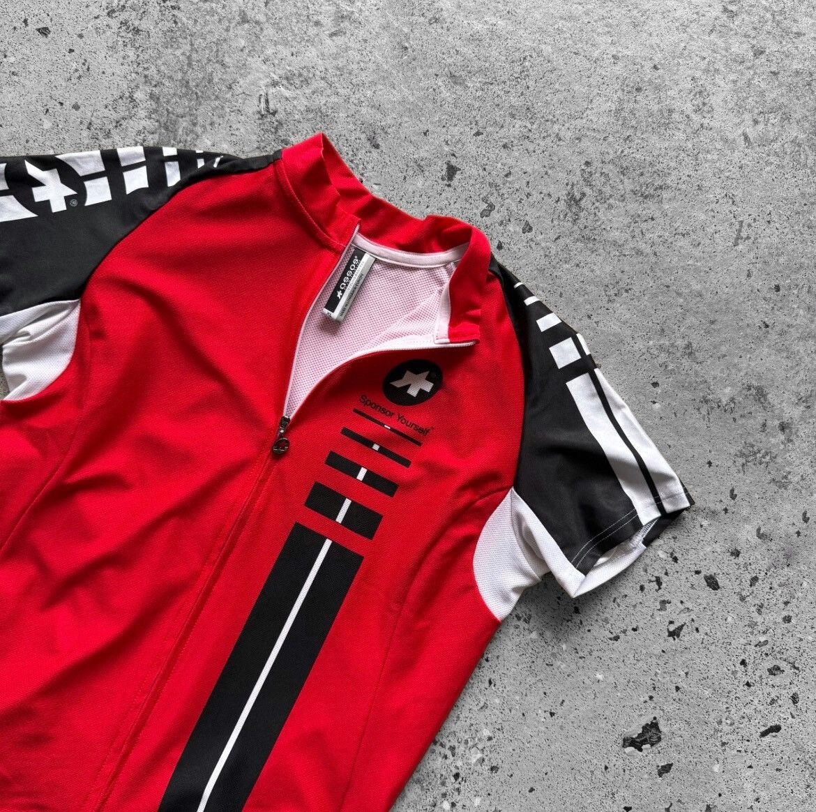 Other Assos Switzerland Womens Cycling Jersey Red Black Full Zip Size XL / US 12-14 / IT 48-50 - 3 Thumbnail