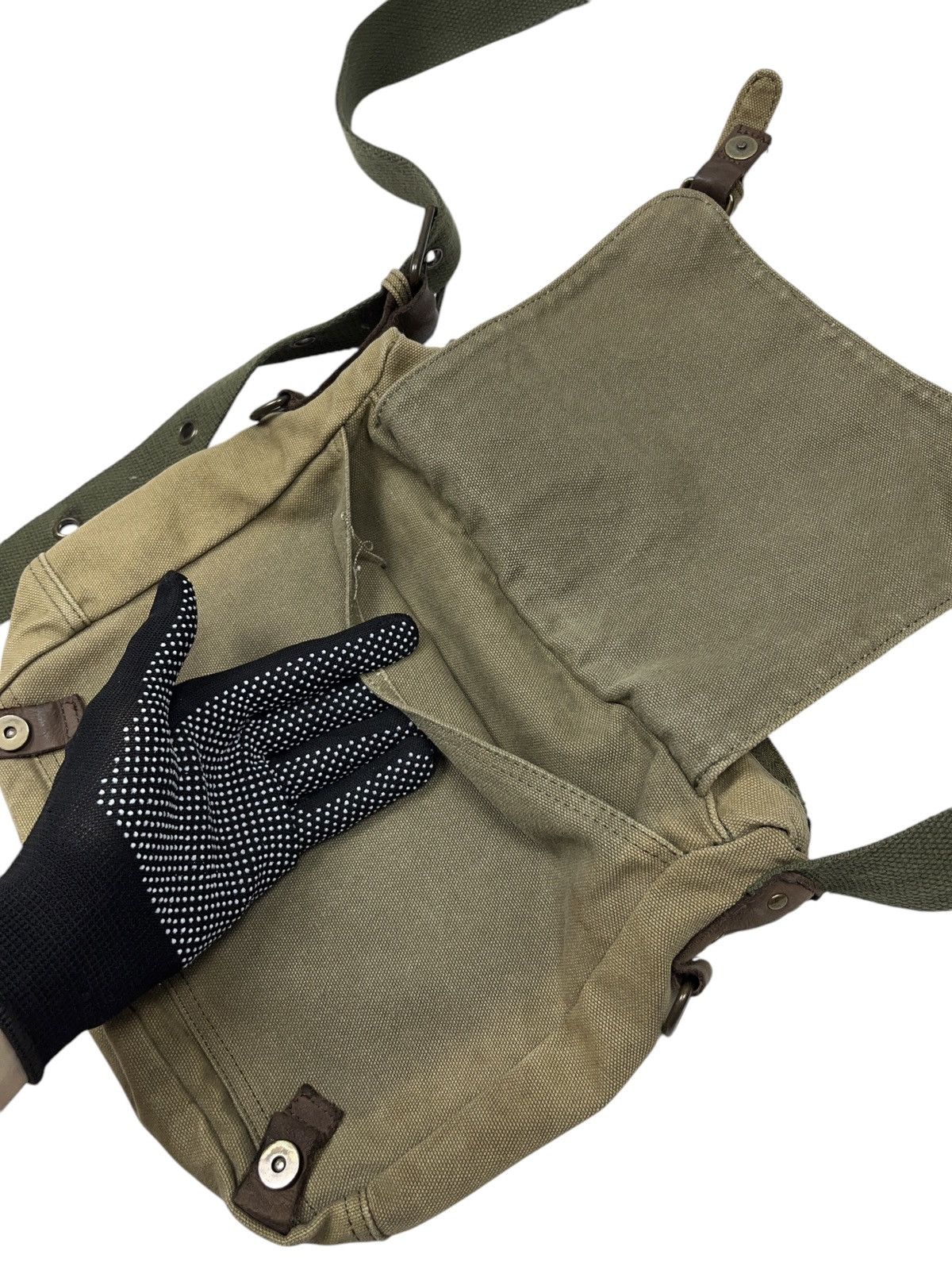 Vintage Vintage Distressed Military Bag Multi Pocket Diesel Style Size ONE SIZE - 4 Thumbnail