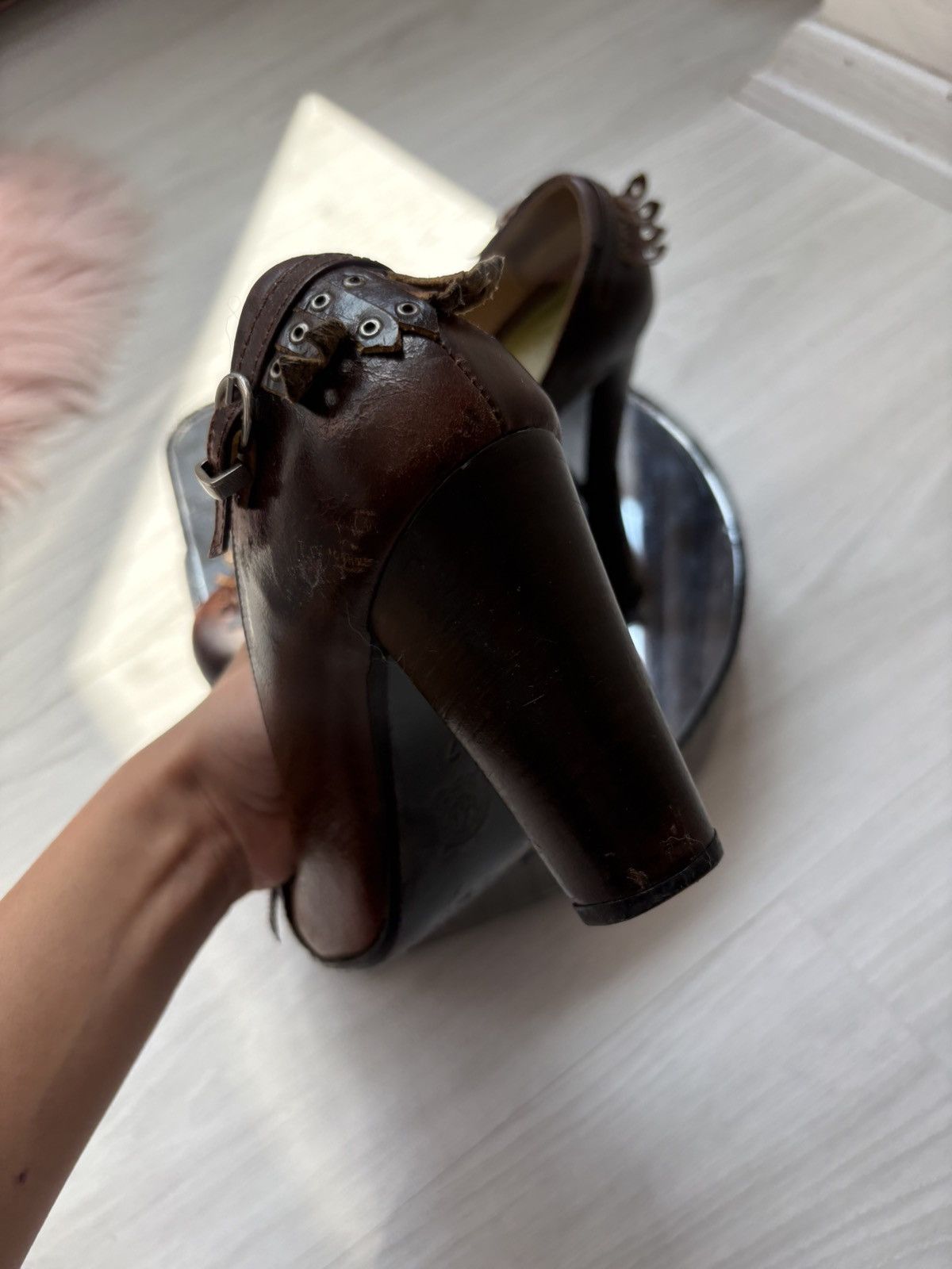 Vintage y2k italian heels Size US 7 / IT 37 - 14 Thumbnail
