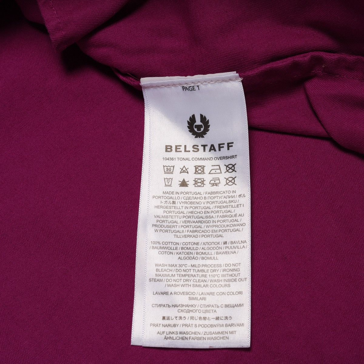 Belstaff Belstaff Pink Tonal Command Overshirt Jacket Zip Size US L / EU 52-54 / 3 - 13 Thumbnail