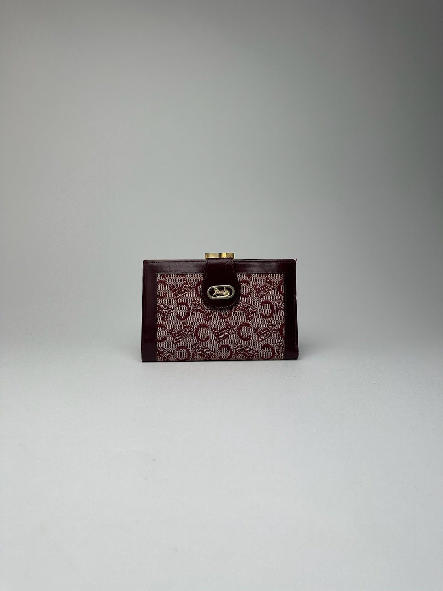 Celine Vintage Macadam Monogramm wallet purple Size ONE SIZE - 1 Thumbnail