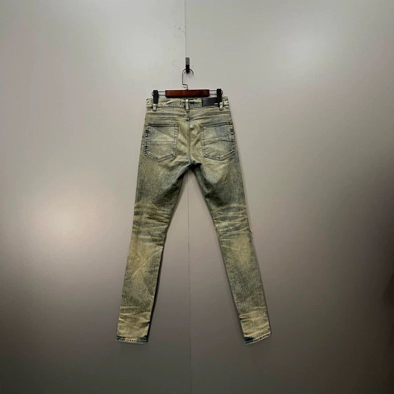Amiri AmiriBlue washed and damaged trousers 2503-Nextarrow Size US 30 / EU 46 - 2 Thumbnail