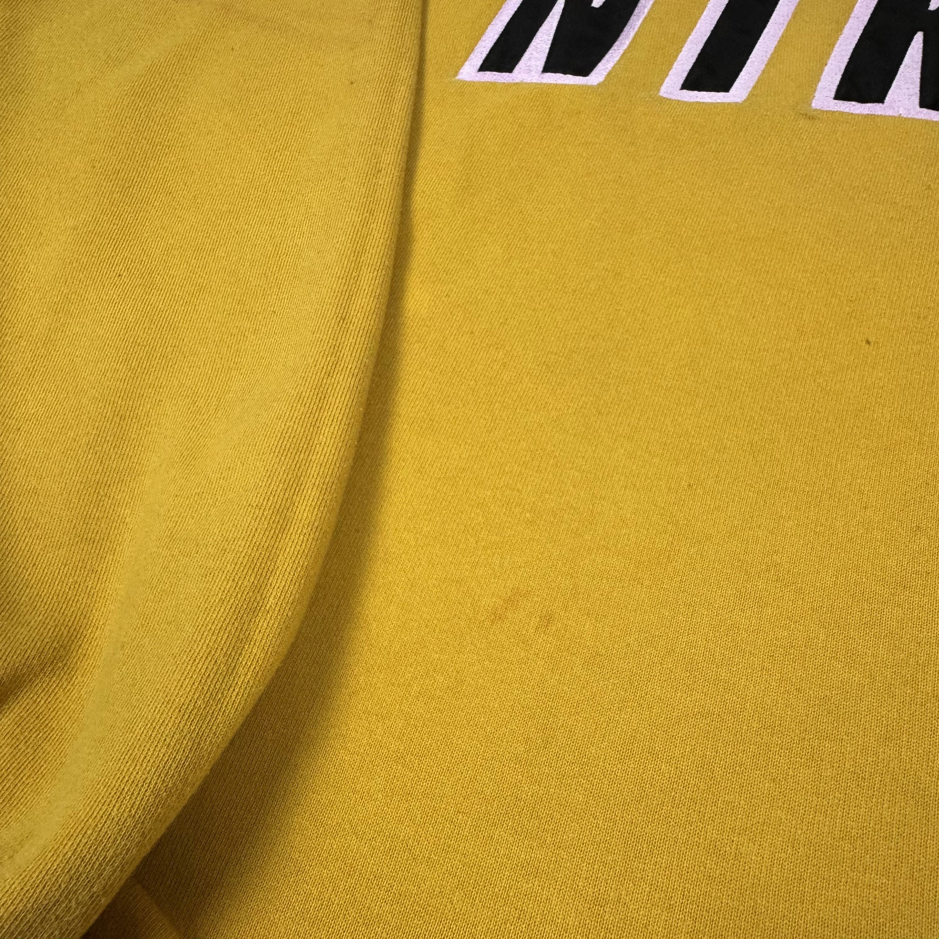 Nike × Vintage Vintage Nike Men Yellow Cotton Spellout Kleding Sweatshirt L Size US L / EU 52-54 / 3 - 4 Thumbnail