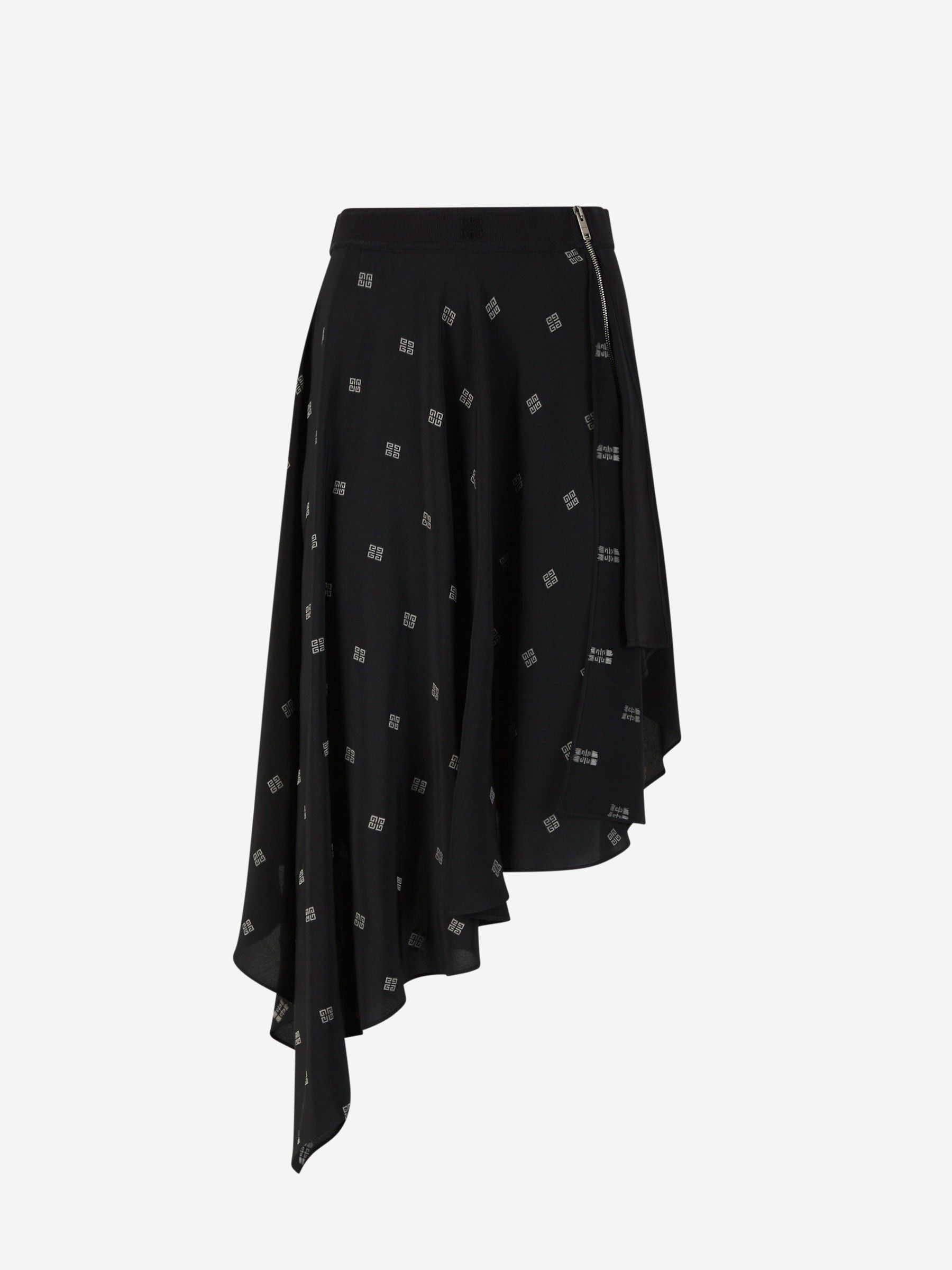 Givenchy o1w1db10325 Asymetric Skirt in Black Size 25" / US 0 / IT 36 - 2 Thumbnail