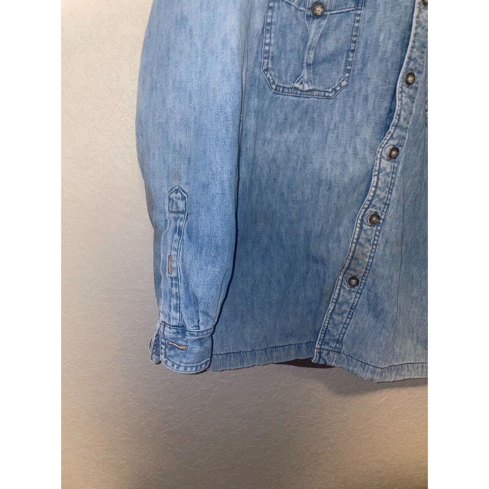 St. Johns Bay St. John's Bay Blue Denim Jacket Outerwear 2000s Button Up L Size US L / EU 52-54 / 3 - 6 Thumbnail