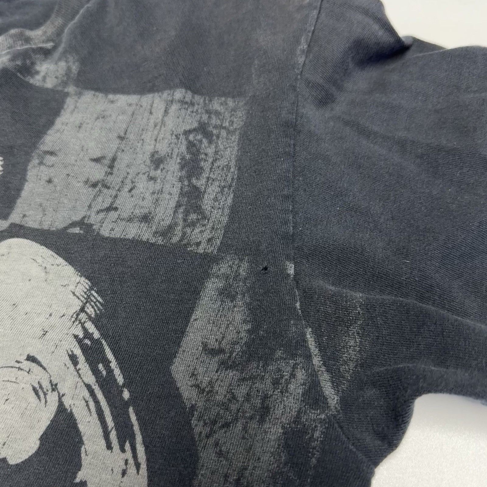 Other Hot Rod Clothing T Shirt Mens Medium Faded Black All Over Pr Size US M / EU 48-50 / 2 - 7 Thumbnail