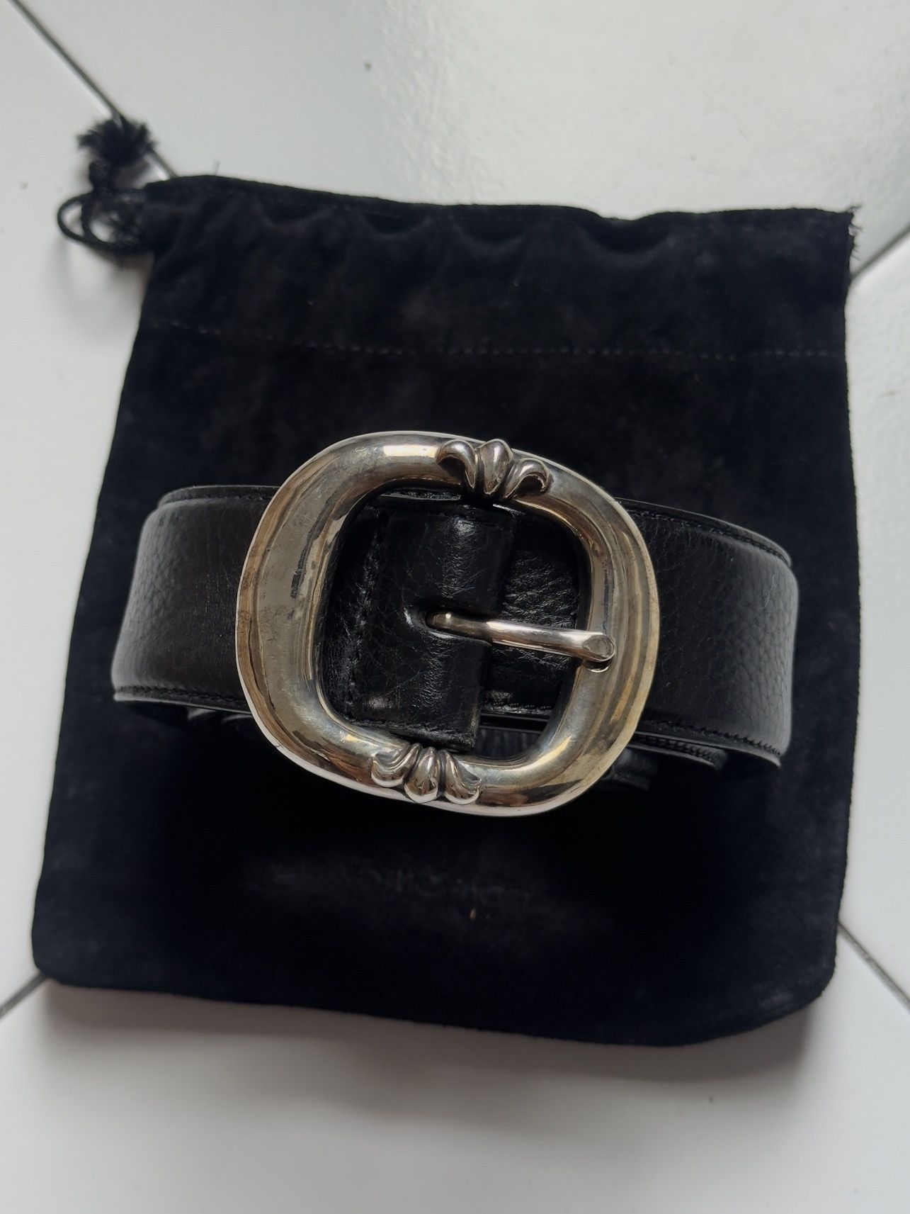 Chrome Hearts Chrome Hearts Gunslinger Cemetery Floral Belt 30 