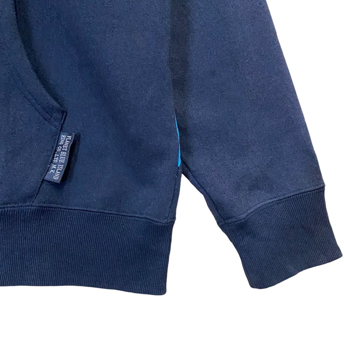 Japanese Brand × Vintage Planet Blue Island Big Logo Zipper Hoodie Size US L / EU 52-54 / 3 - 10 Thumbnail