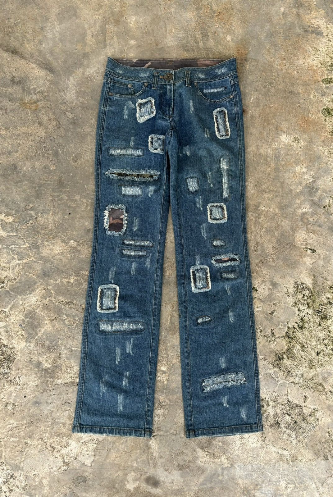 Hysteric Glamour × Japanese Brand Distressed Denim Japanese Luxury Style Jeans Size US 30 / EU 46 - 1 Thumbnail
