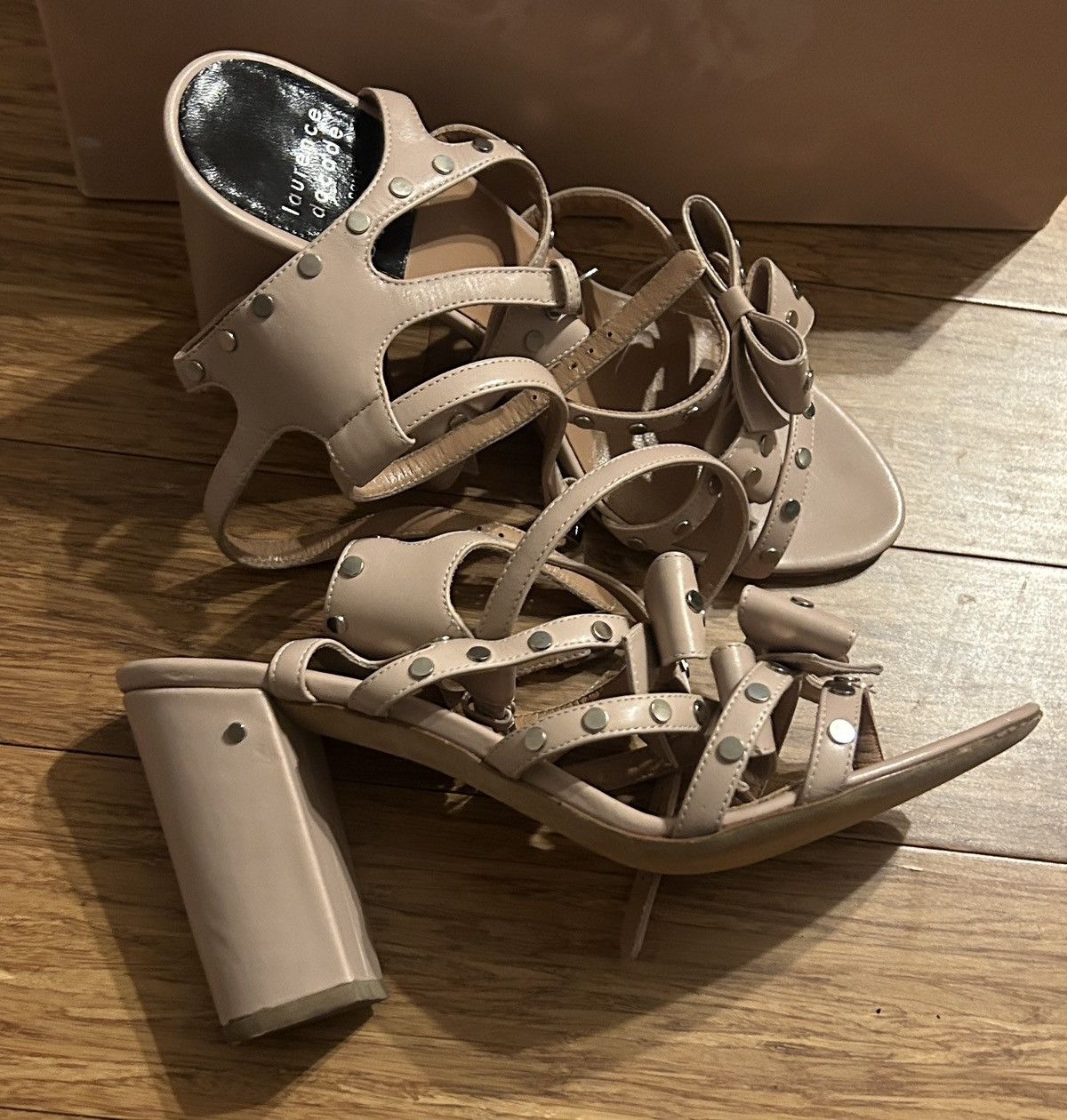 Other Laurence Dacade Paris Karla Shiny Calf Leather Bow Sandal Size US 10 / IT 40 - 4 Thumbnail