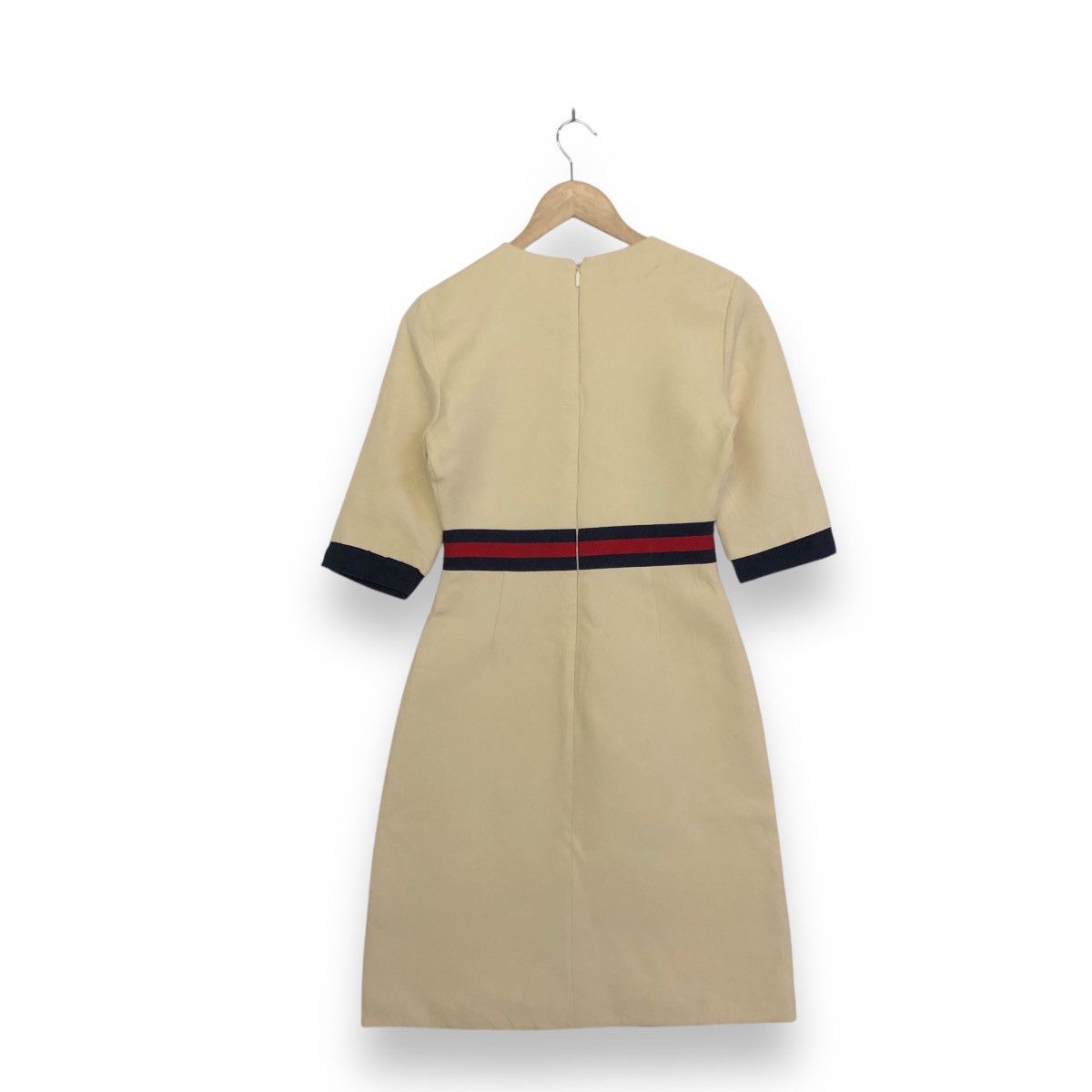 Gucci Gucci Grosgrain-Trimmed Midi Dress Size M / US 6-8 / IT 42-44 - 3 Thumbnail