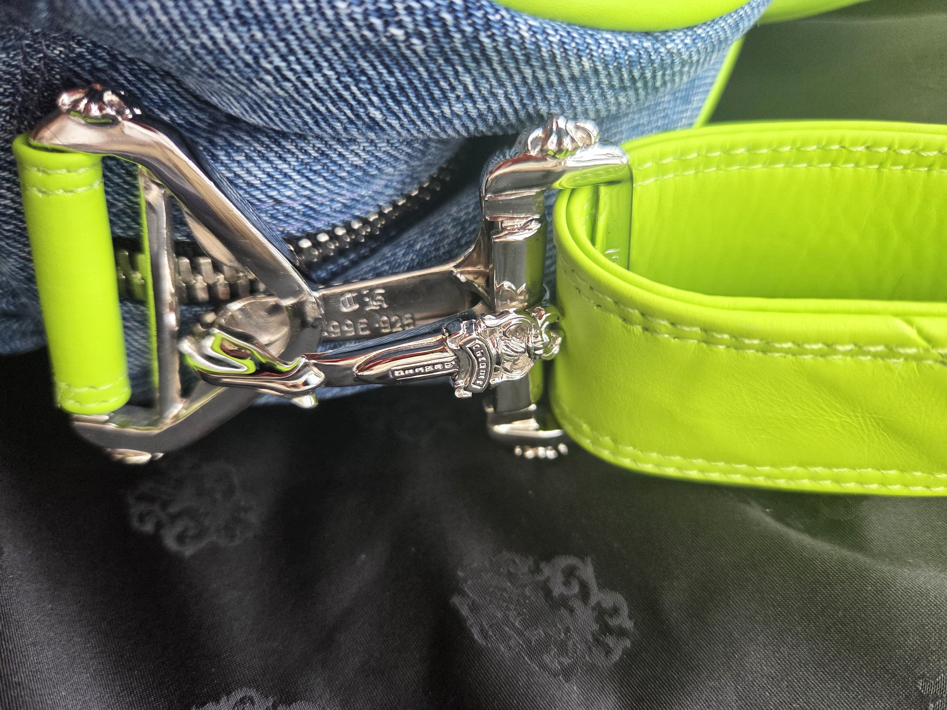 Chrome Hearts Chrome Hearts Denim cross patch gym large travel bag Size ONE SIZE - 9 Thumbnail