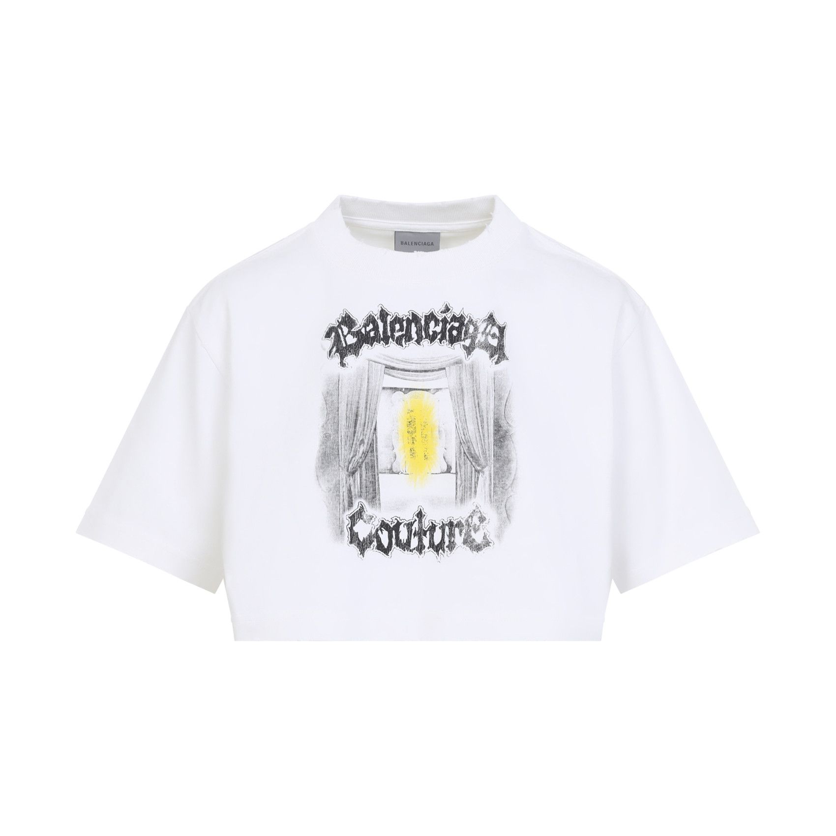 Balenciaga Balenciaga Cropped T-shirt Size M / US 6-8 / IT 42-44 - 1 Thumbnail