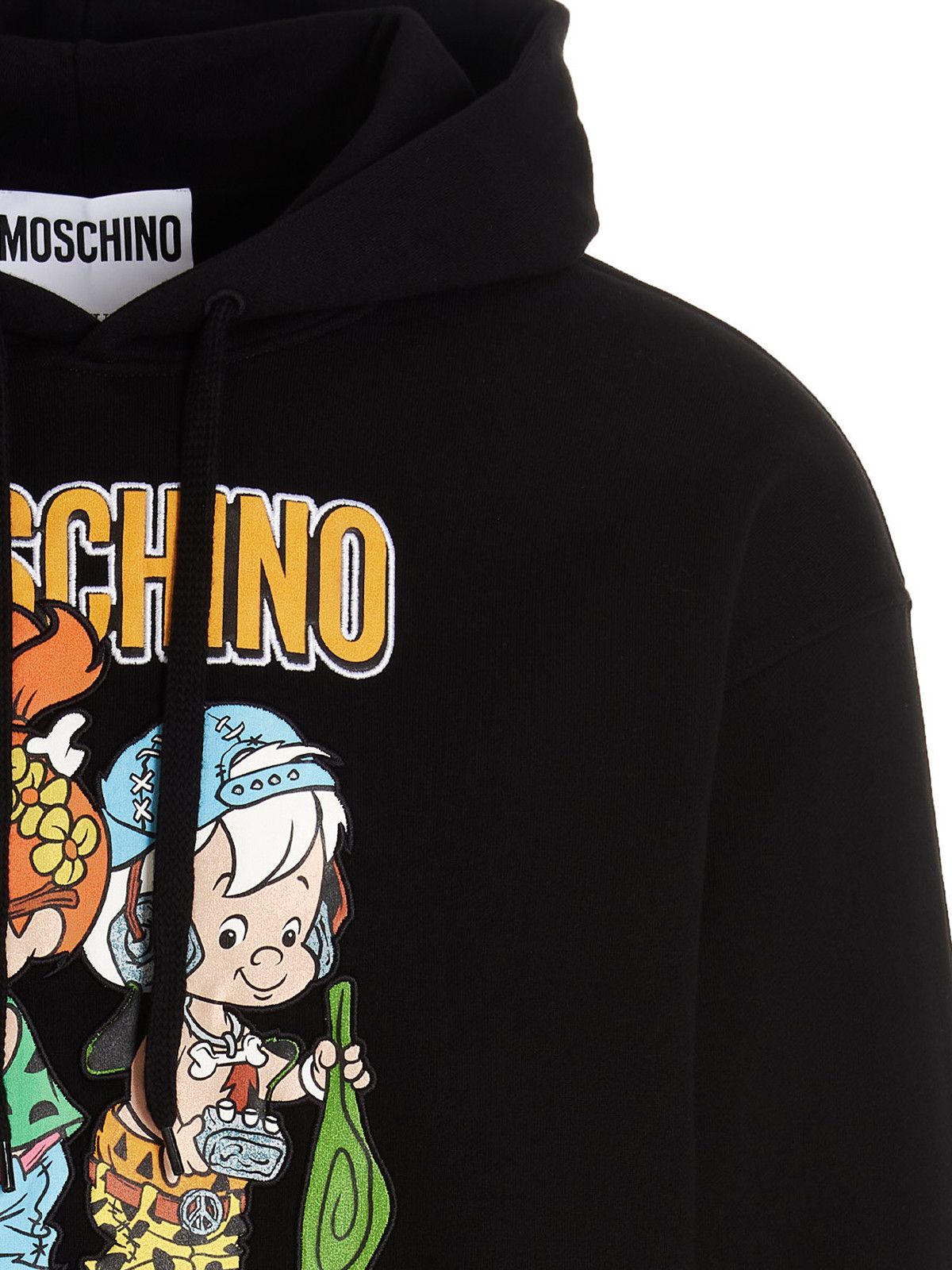 Moschino o1y0225 Logo Hoodie in Black Size US M / EU 48-50 / 2 - 2 Thumbnail