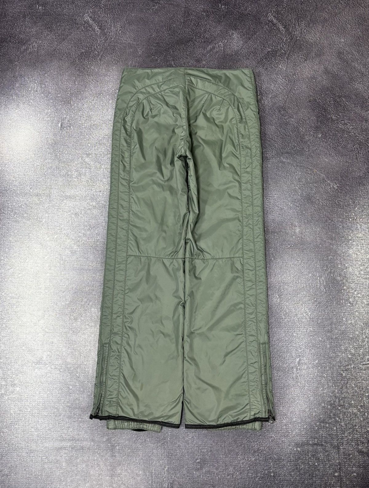 JET SET Jet Set Women’s Sage Green Star Belted Outdoor Ski Pants Size 32" / US 10 / IT 46 - 2 Thumbnail