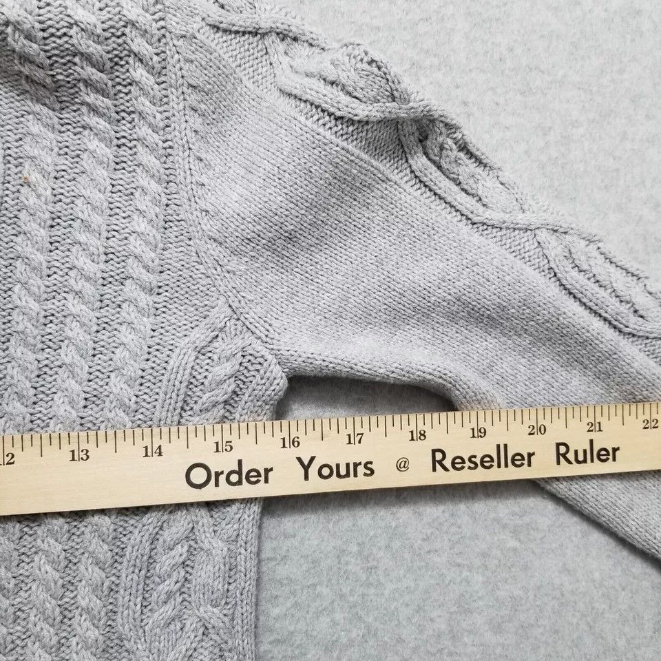Bass Bass Sweater Womens XS Gray Long Sleeve Turtleneck Pullover Size XS / US 0-2 / IT 36-38 - 5 Thumbnail