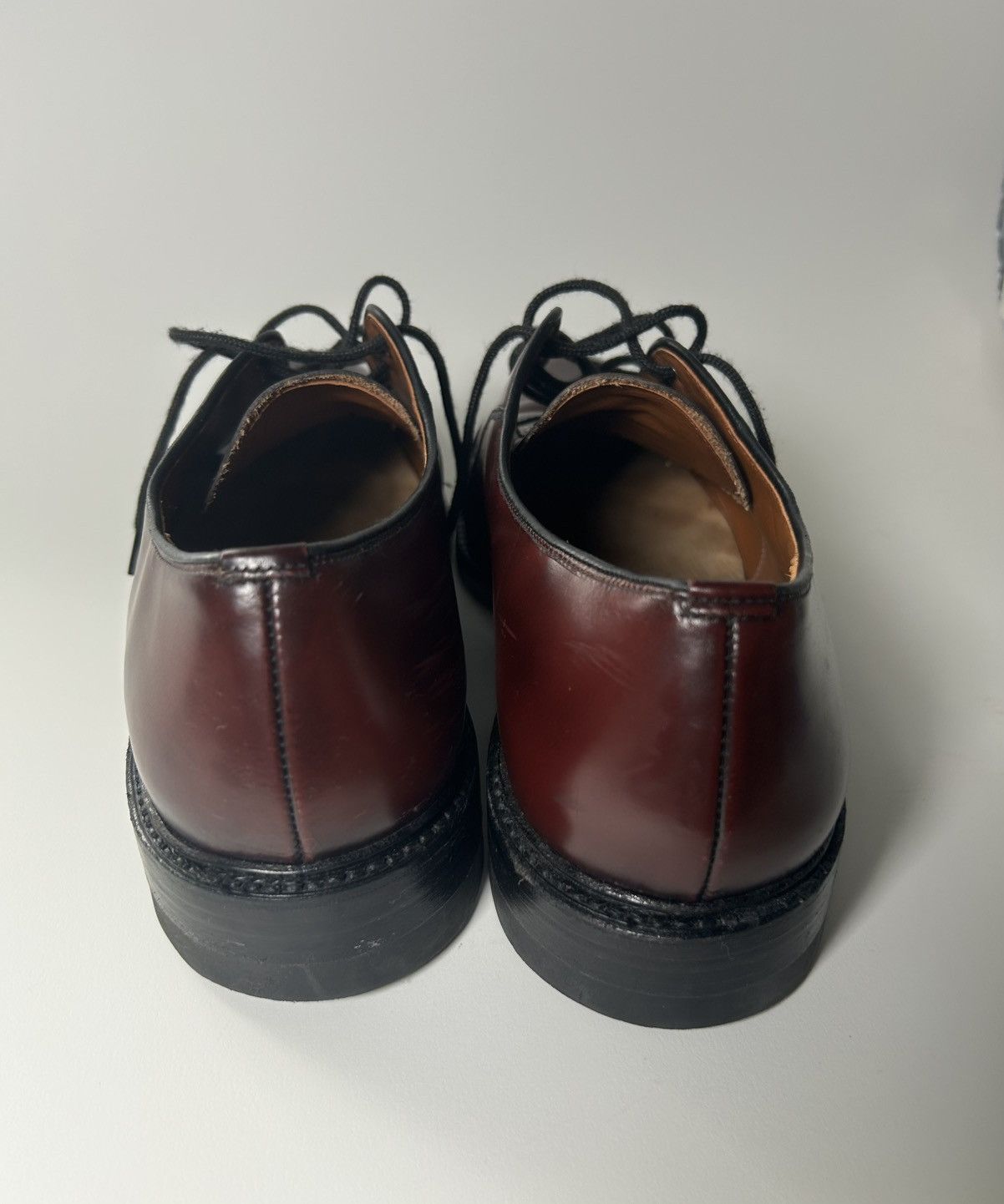 Dack's Dack’s Red Leather Derbies Size US 11.5 / EU 44-45 - 5 Thumbnail