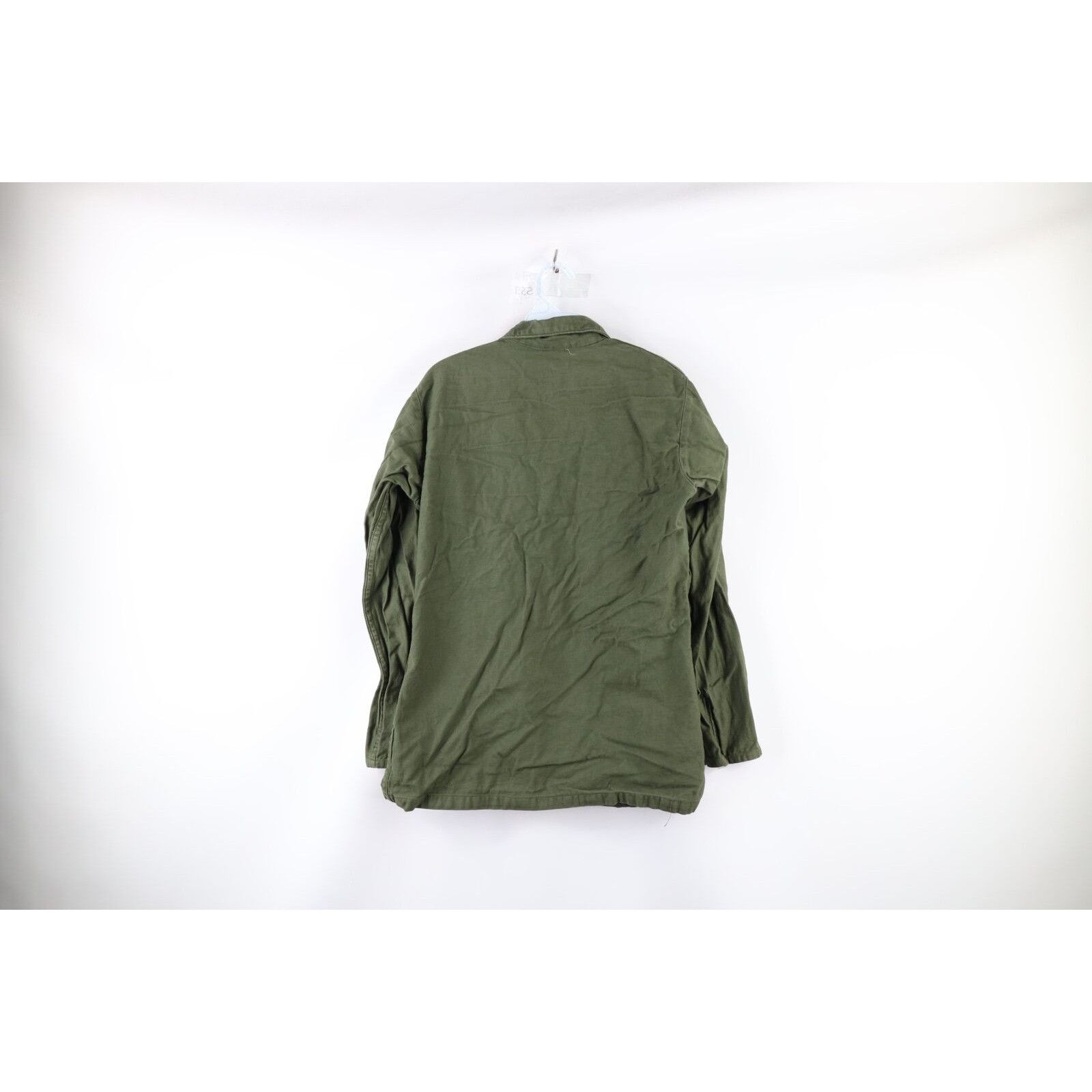 Vintage Vintage 70s Vietnam Era Cotton Sateen OG 107 Button Shirt Size US M / EU 48-50 / 2 - 10 Thumbnail