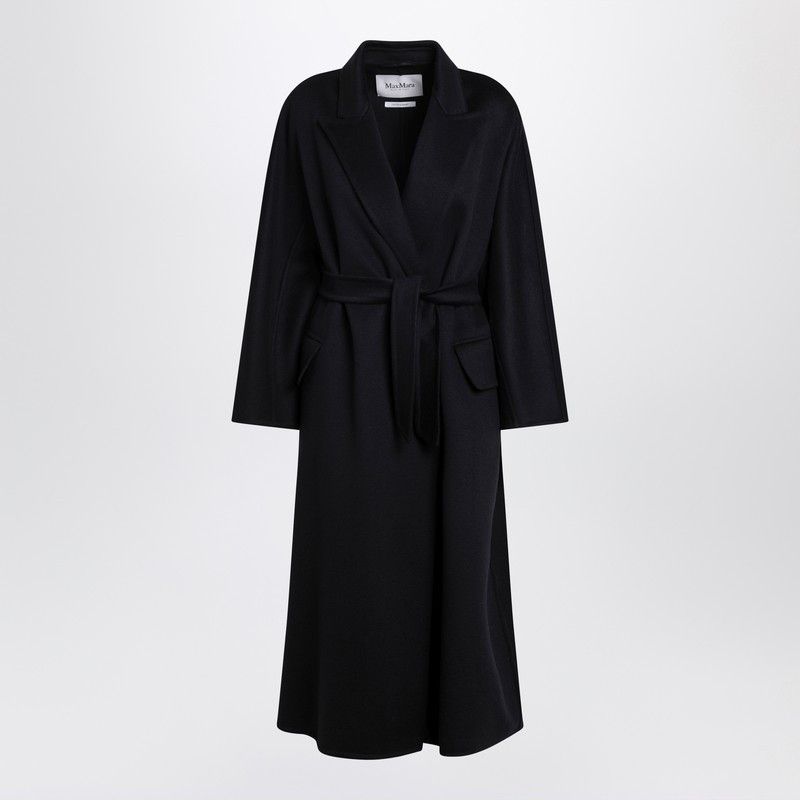 Max Mara Max Mara Navy Cashmere Wrap Coat Size XS / US 0-2 / IT 36-38 - 1 Thumbnail