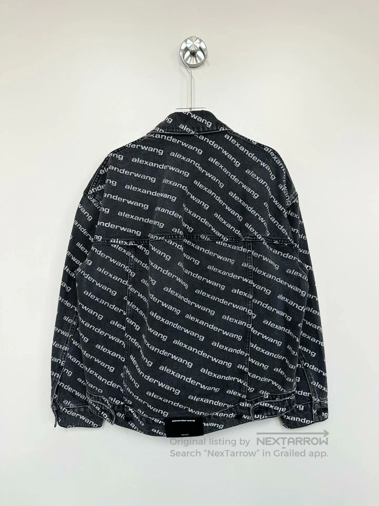 Alexander Wang Black Denim Jacket XS.