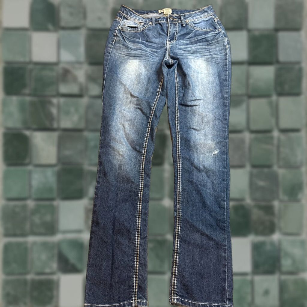 Vintage Earl Jean Womens Size 6 30 x 30 Blue Denim Size 28" / US 6 / IT 42 - 1 Thumbnail